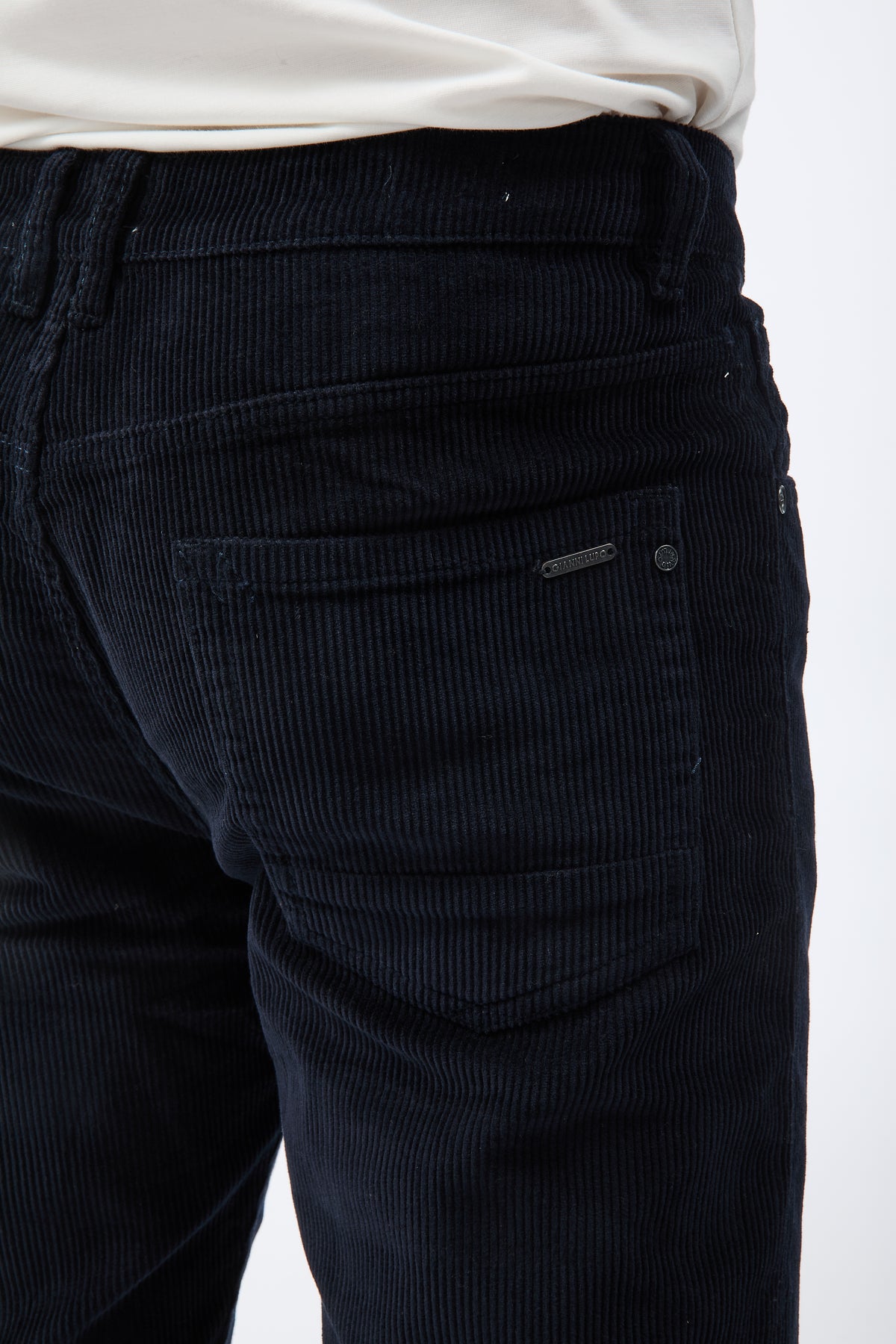 Pantalone Gianni Lupo Velluto Navy 6227