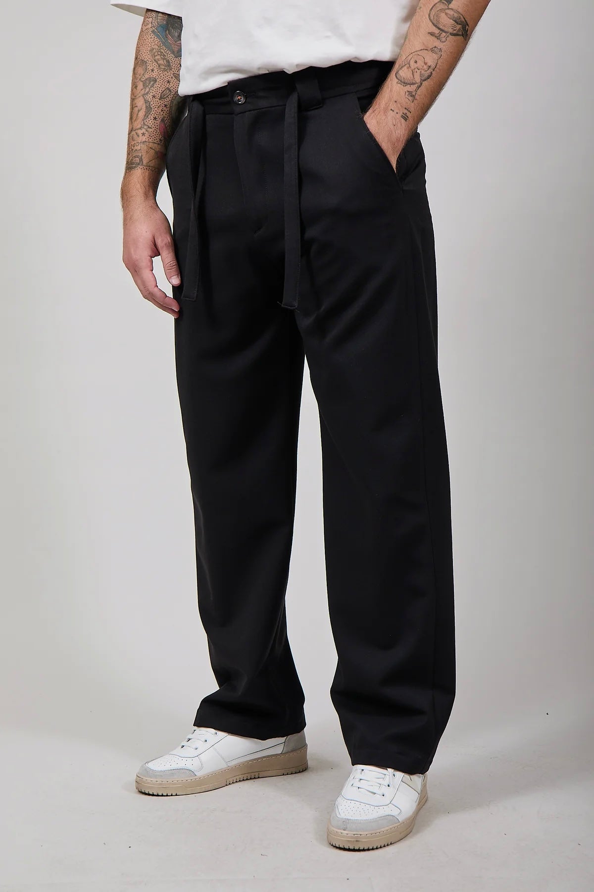 Pantalone Berna Palazzo Nero 129