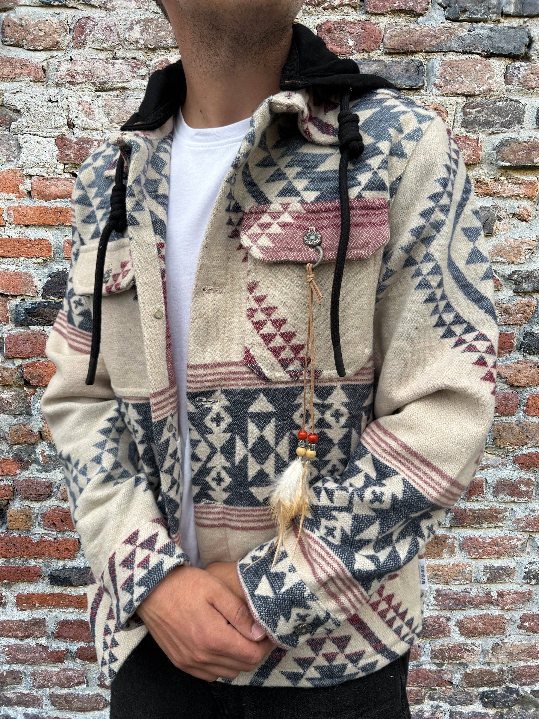 Overshirt Berna Cappuccio Azteco 277 (12235769282900)