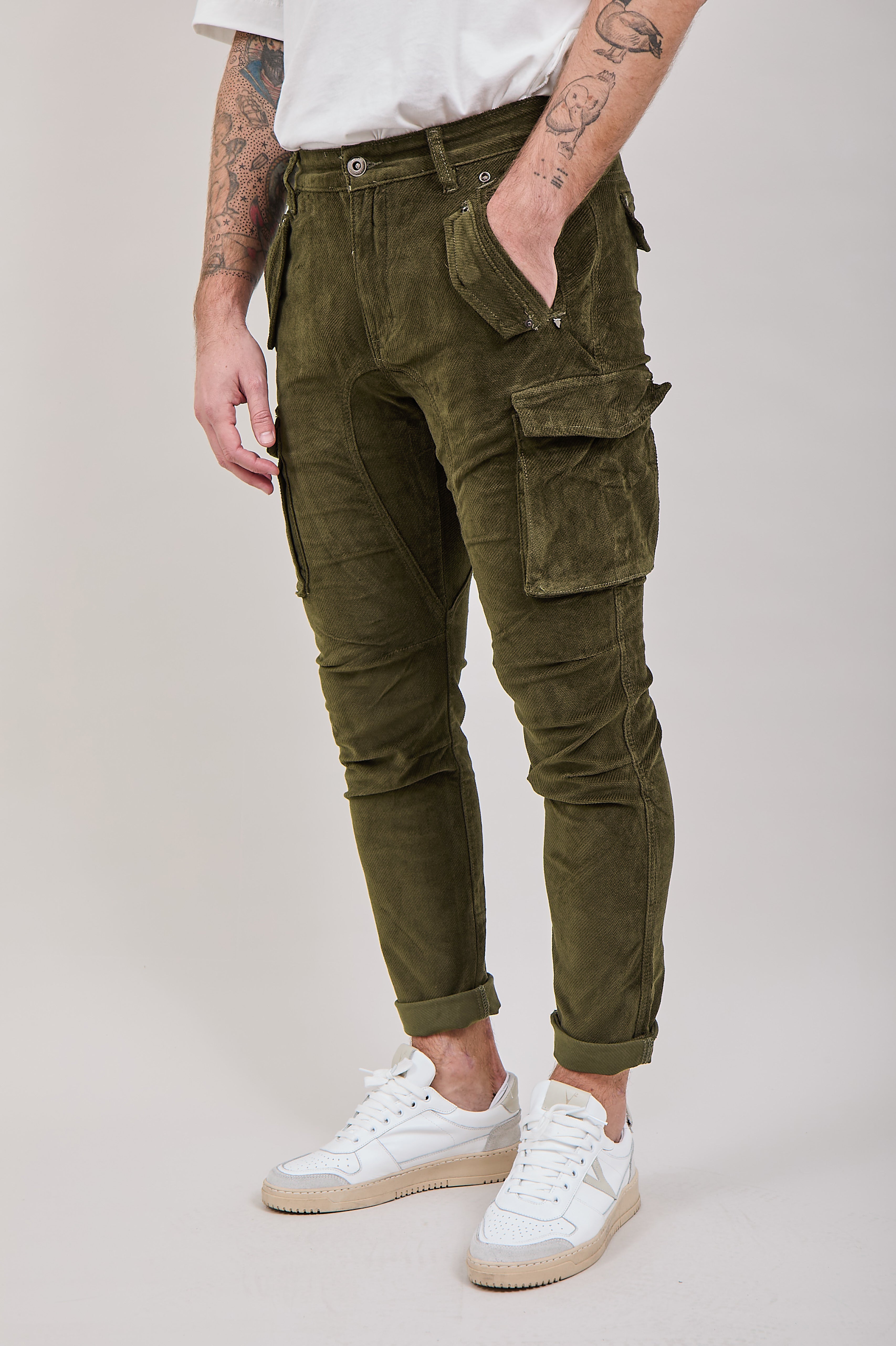 Pantalone Gianni Lupo Cargo Militare 2528