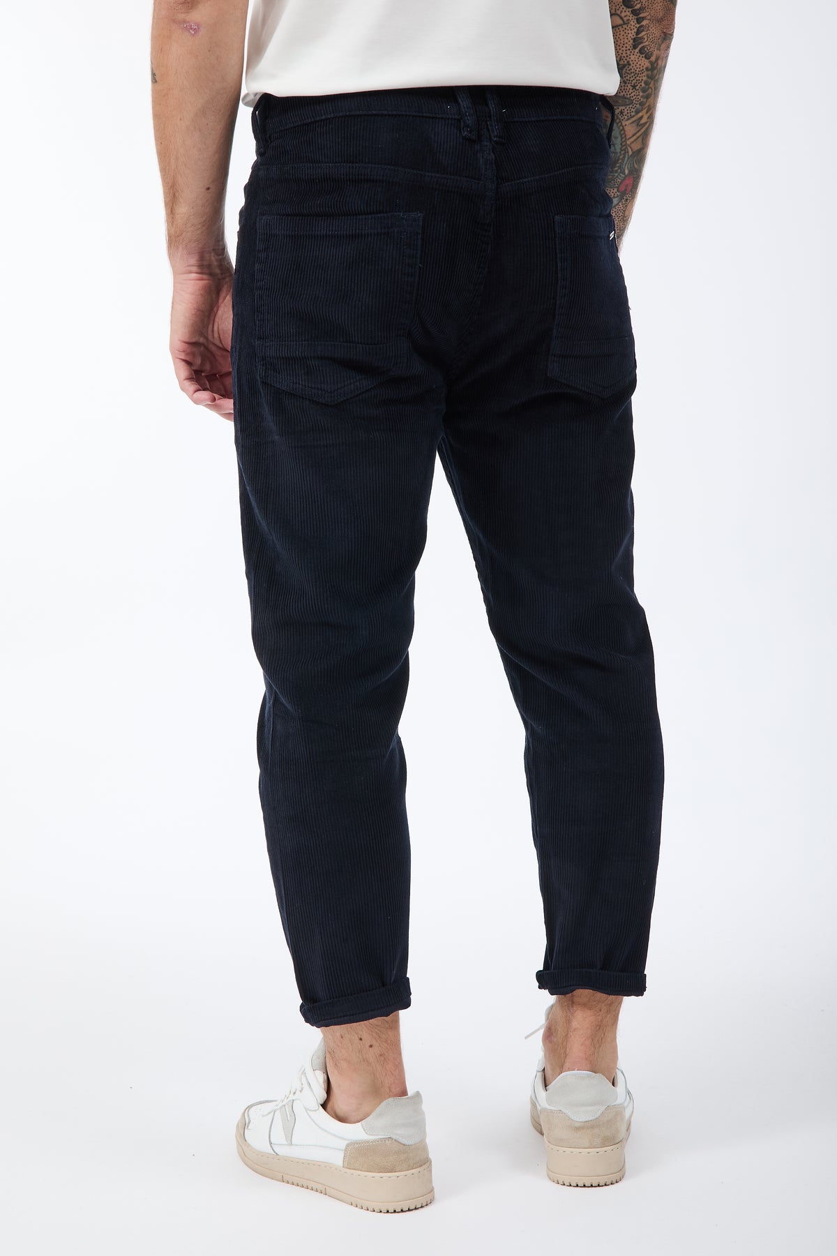 Pantalone Gianni Lupo Velluto Navy 6227