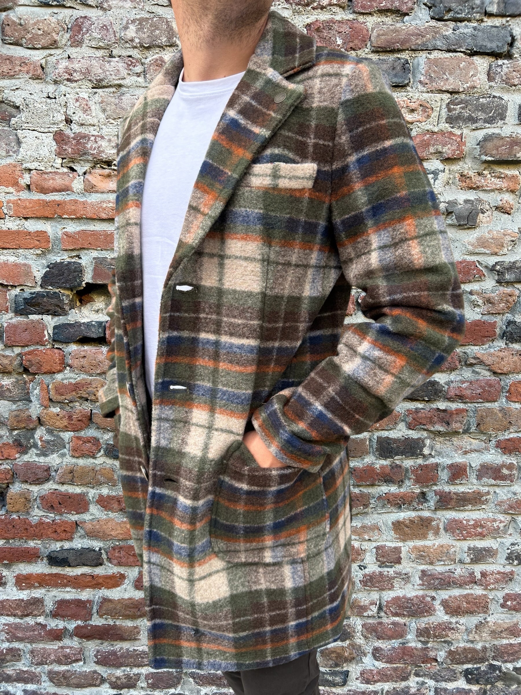 Cappotto Sartoriale V2 Check Militare (12256448840020)