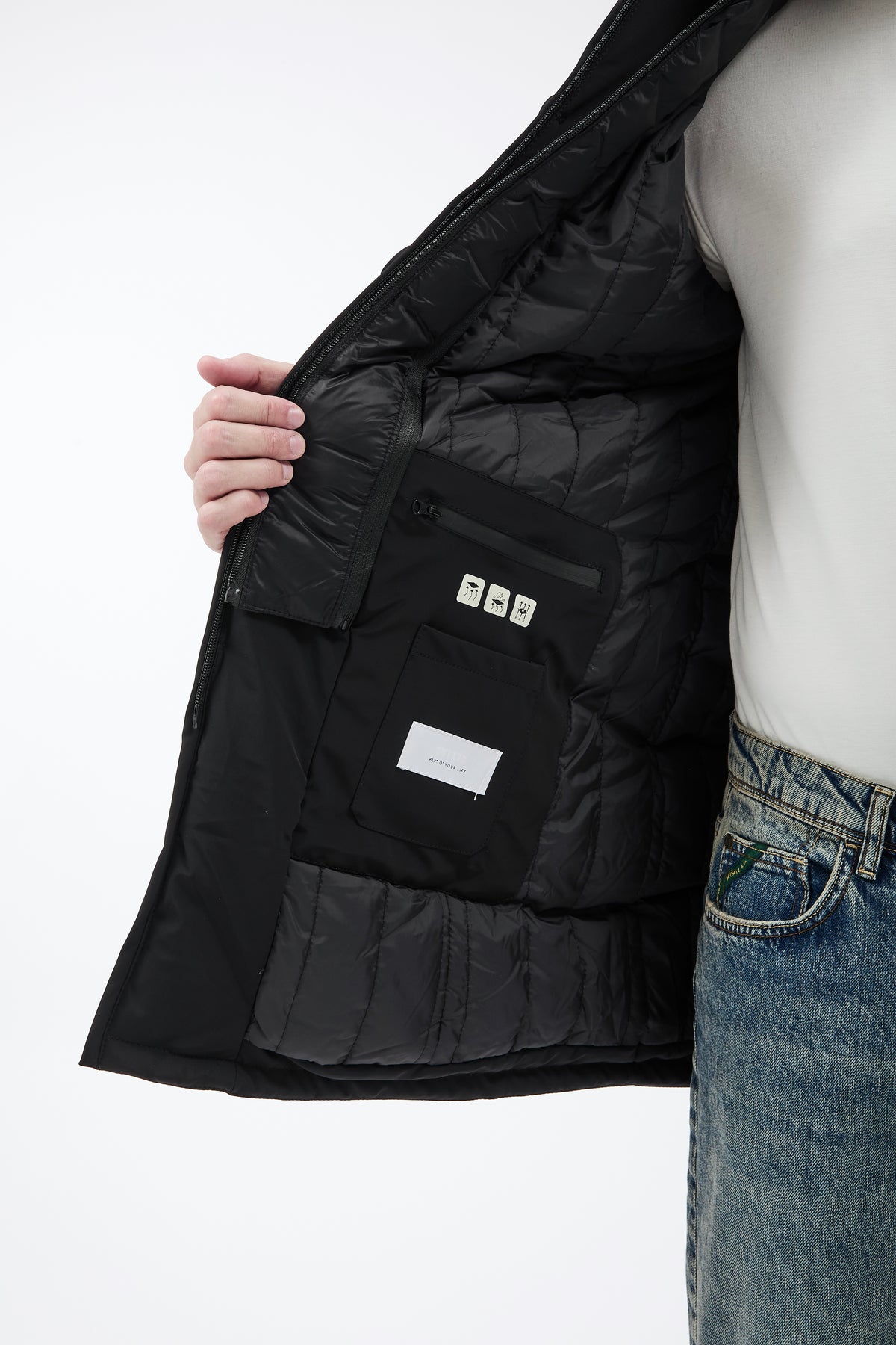 Trench Over-d Imbottito J30 Nero