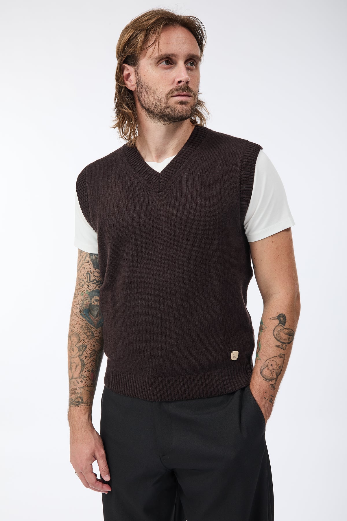 Gilet Gianni Lupo Coffee 35261