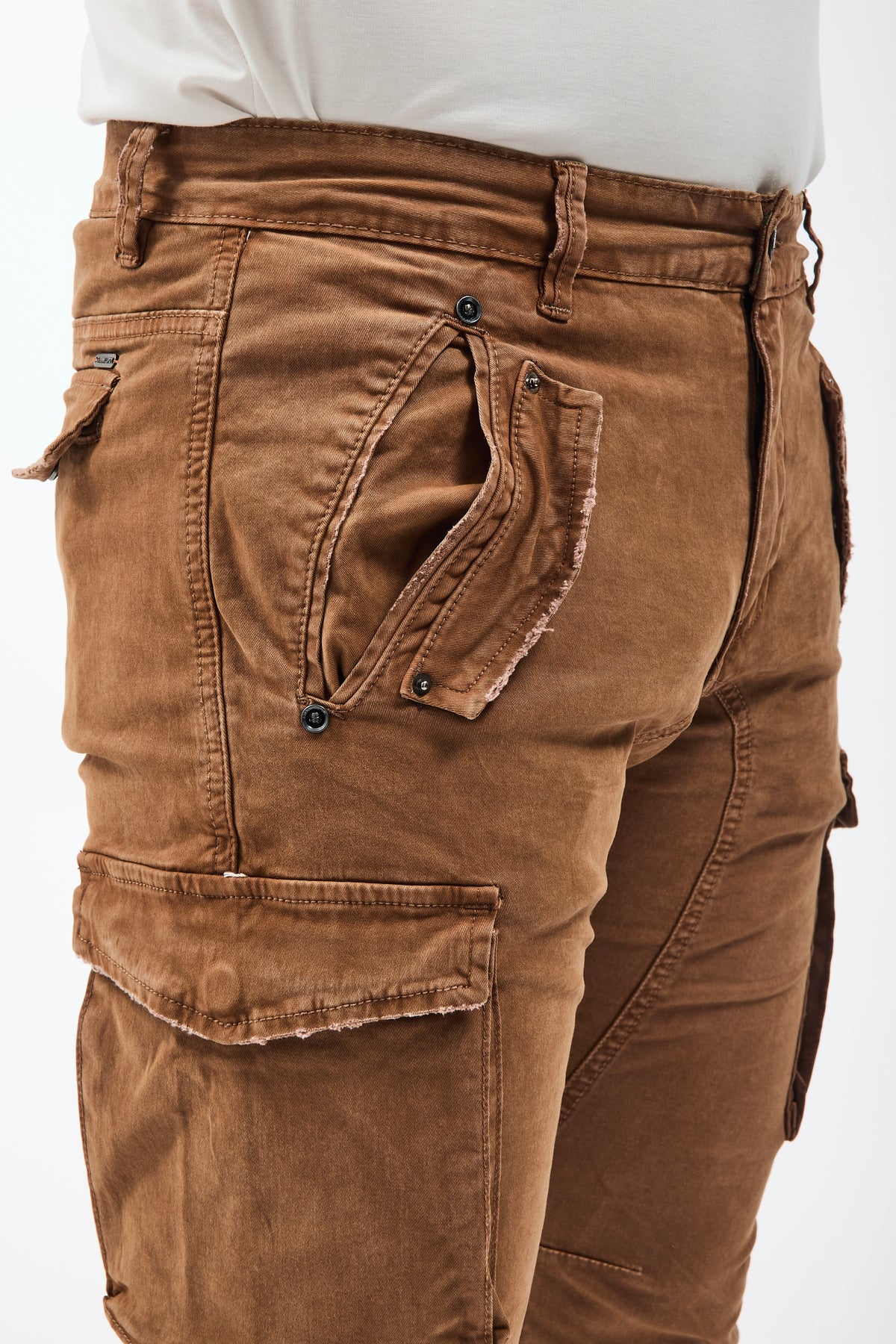 Pantalone Gianni Lupo Cargo Biscotto 2363