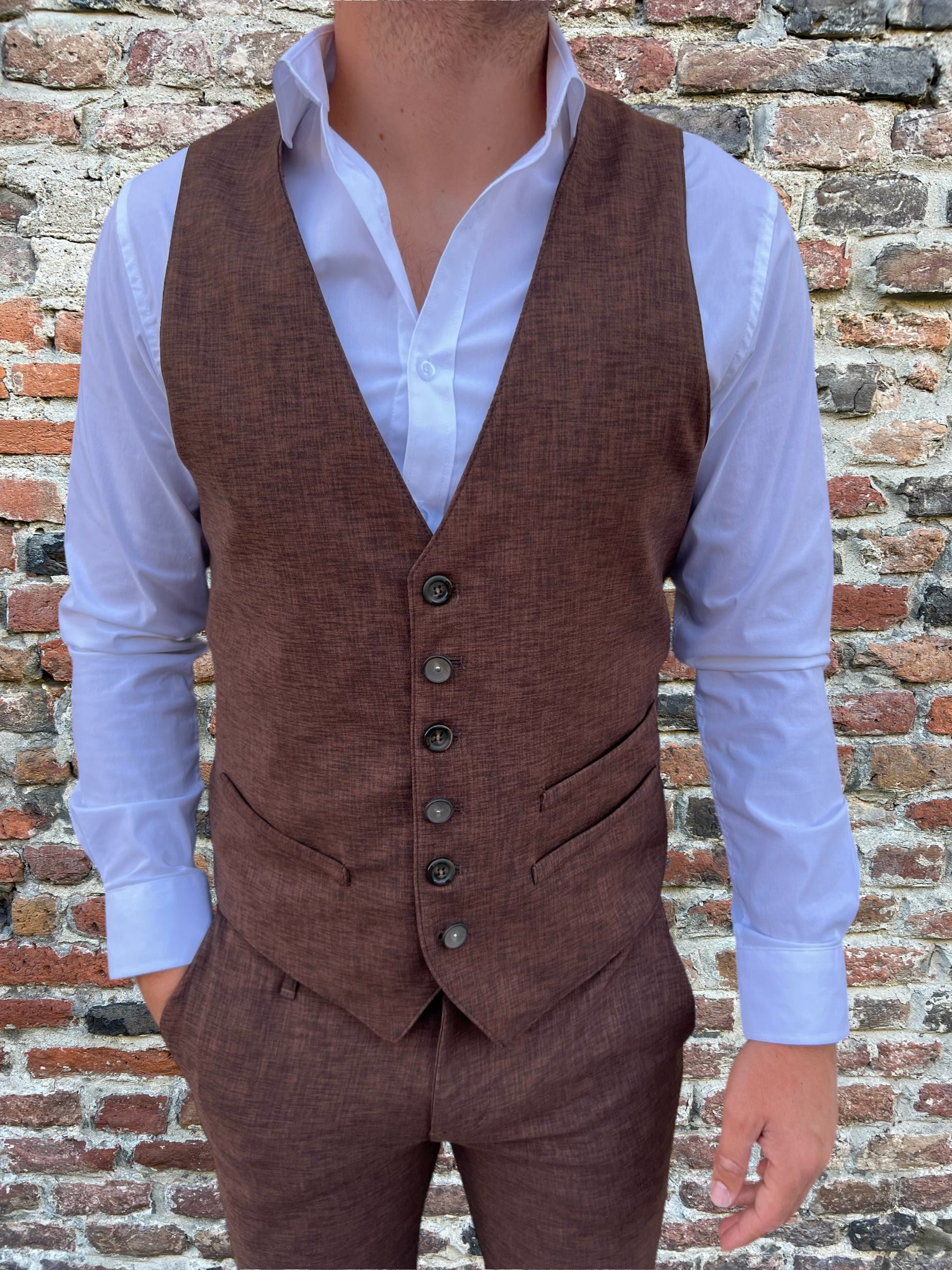 Gilet Imperial Marrone 1850 (8526777188692)