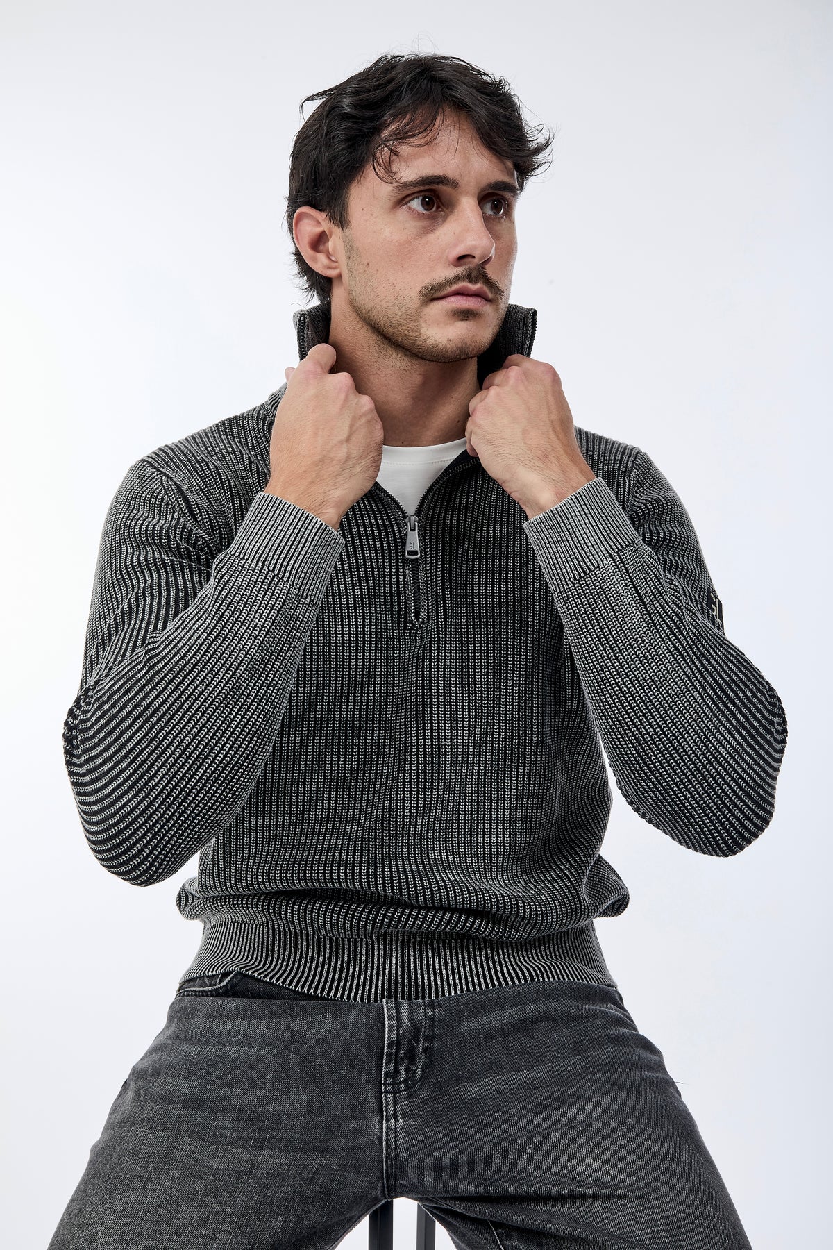 Maglione Gianni Lupo Nero 35602