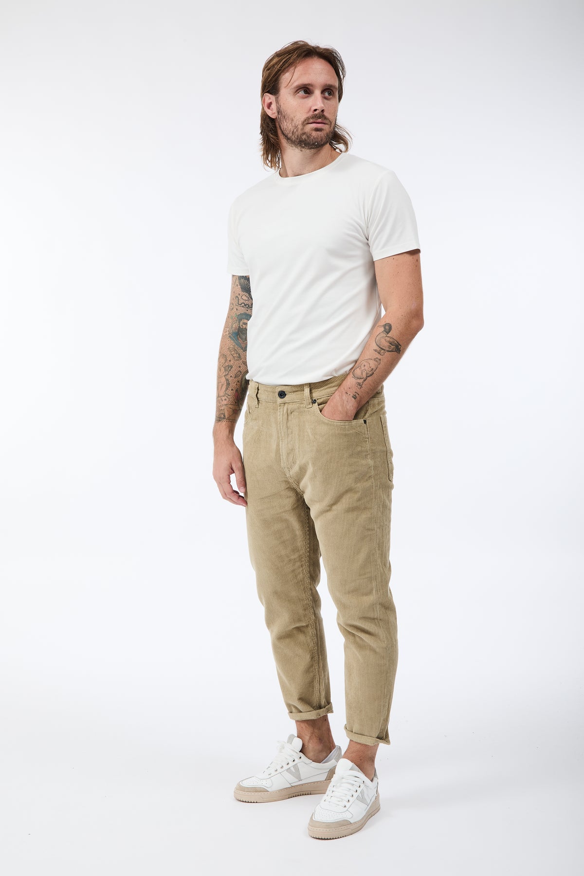 Pantalone Gianni Lupo Velluto Cammello 6227