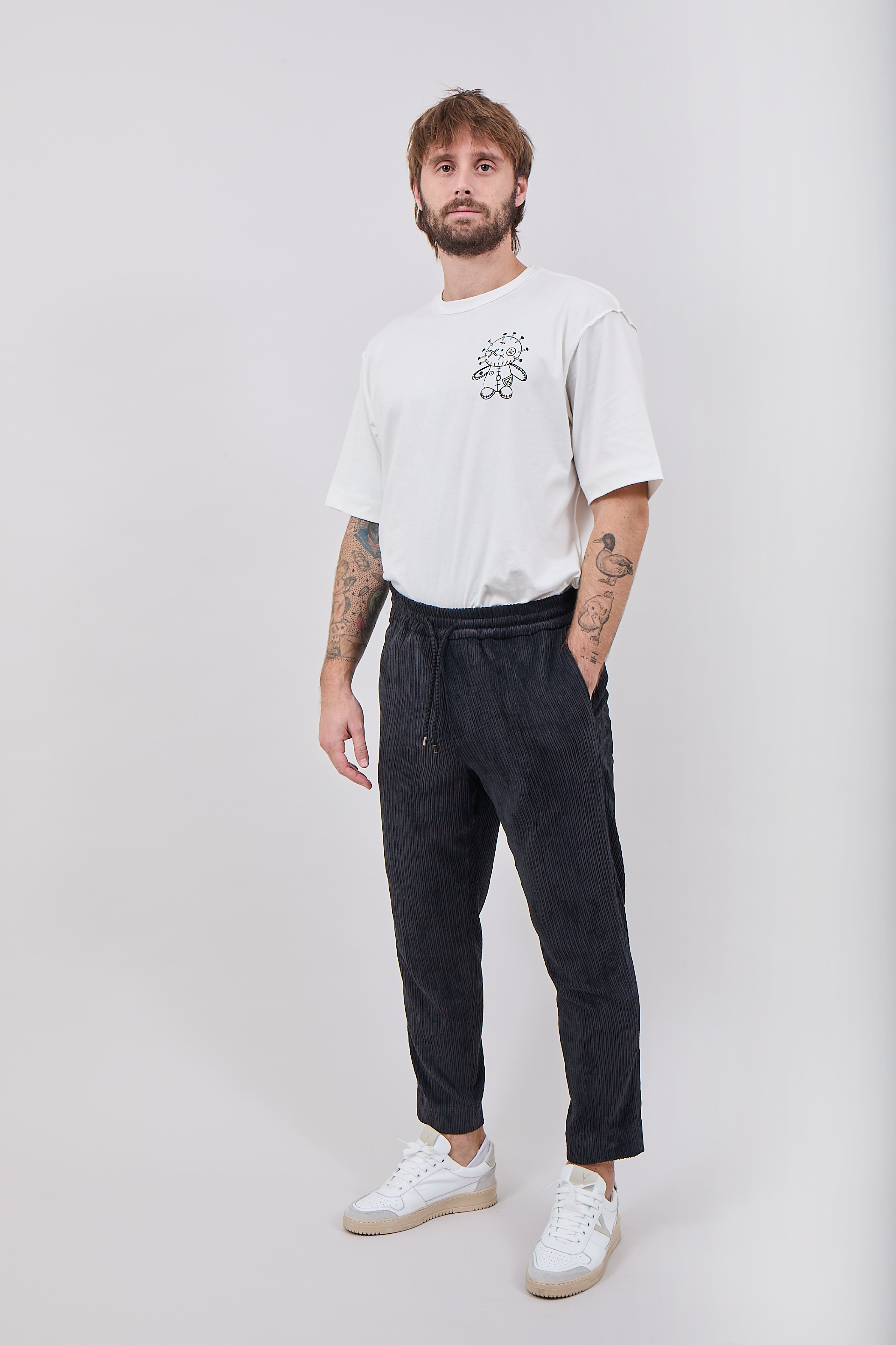 Pantalaccio Berna 387 Velluto Nero