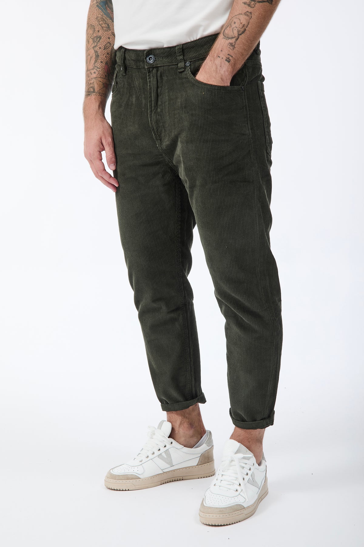 Pantalone Gianni Lupo Velluto Militare 6227