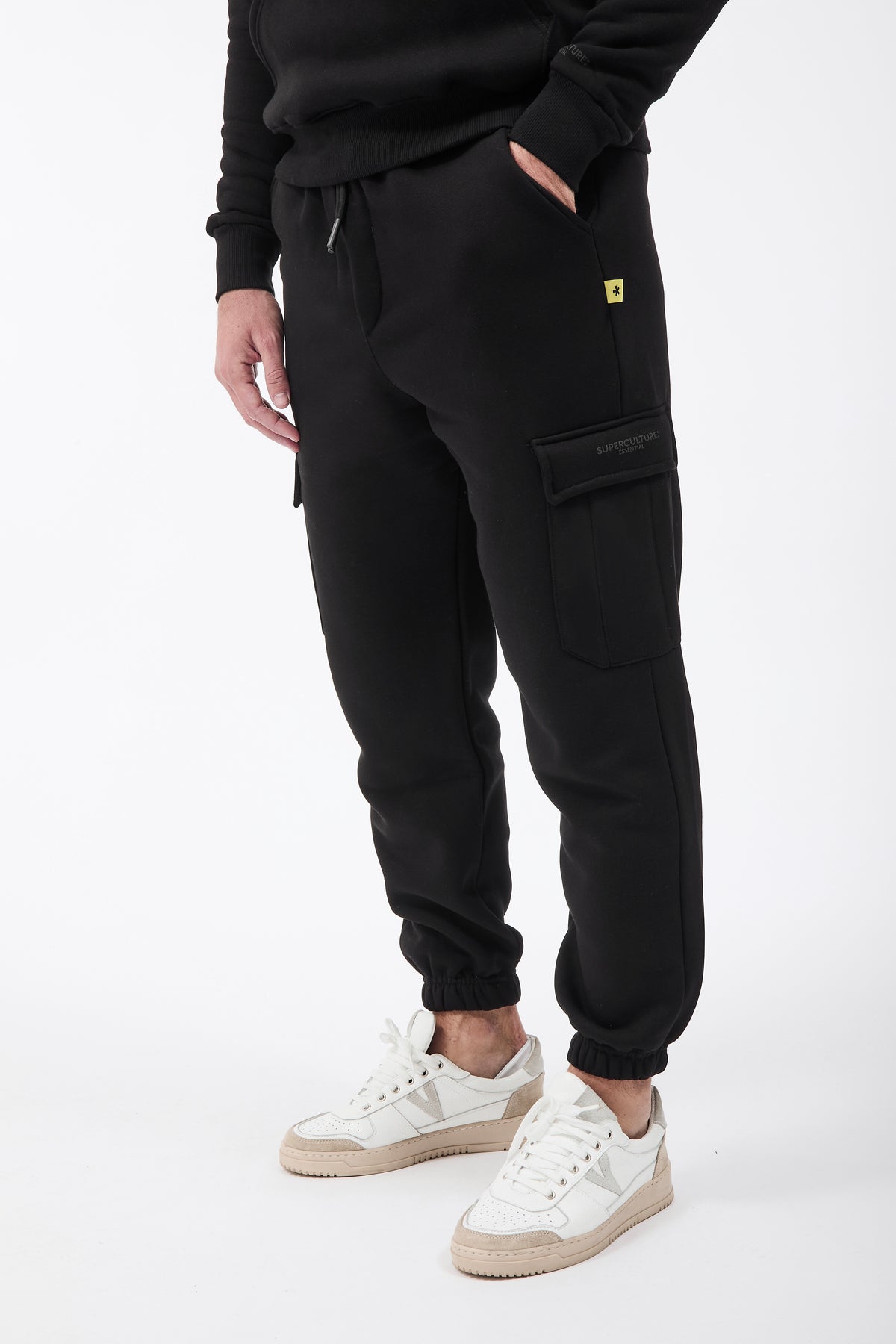 Pantalone Superculture Felpa Poser Nero