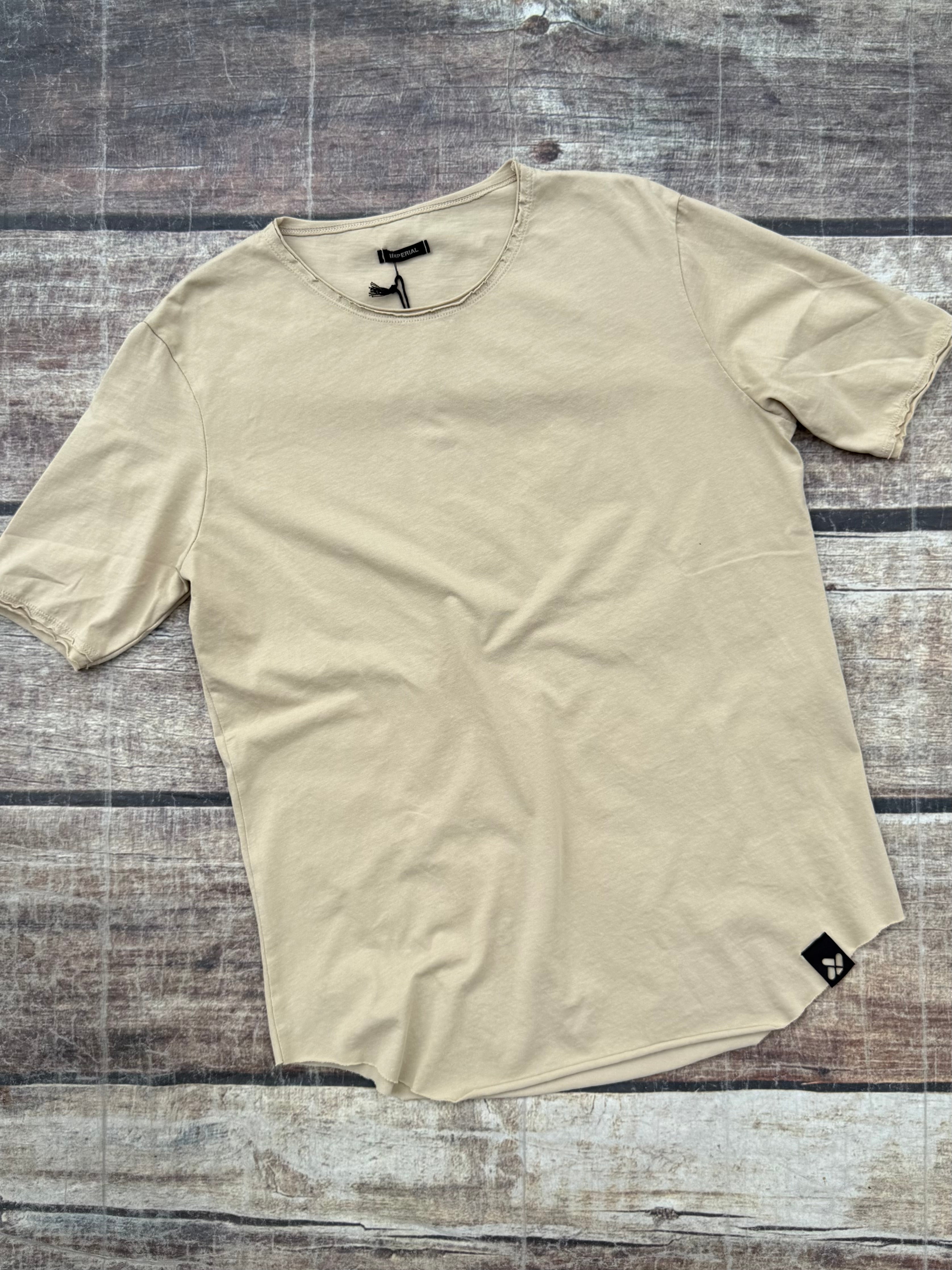 T-shirt Imperial Taglio Vivo Beige 43 (12219893940564)