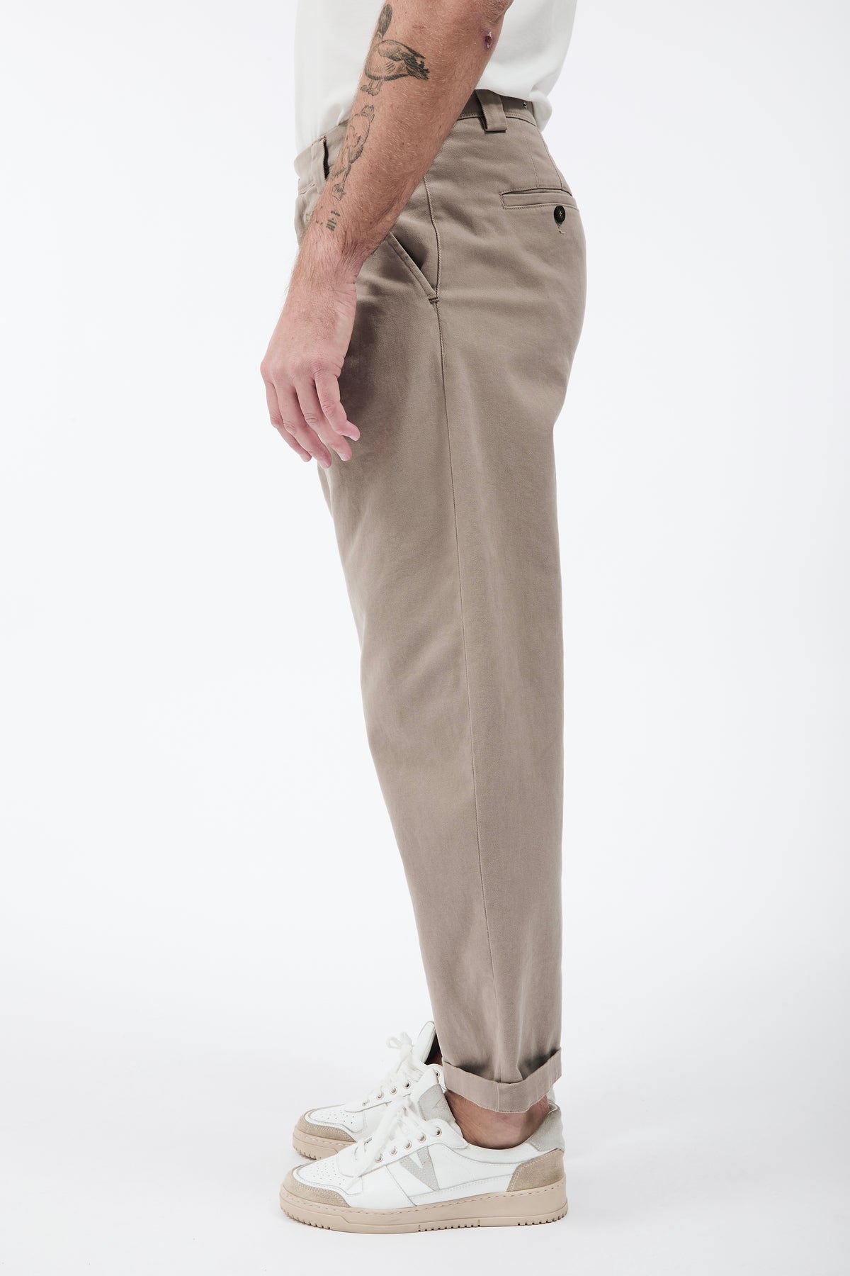 Pantalone Alta Tensione Japan Acciaio Tortora