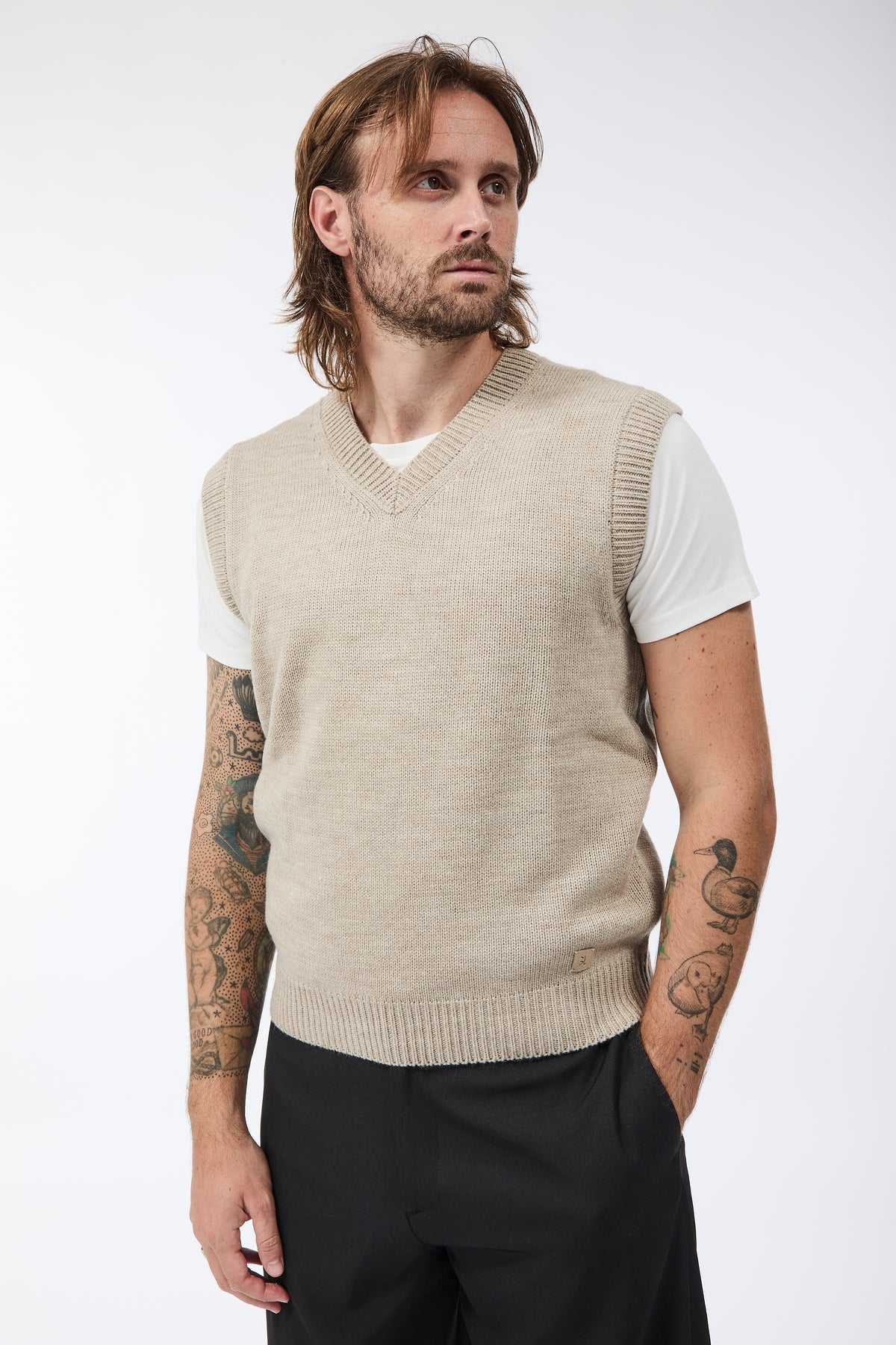 Gilet Gianni Lupo Beige 35261