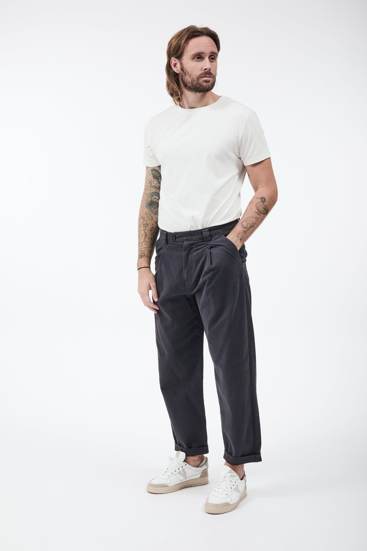 Pantalone Alta Tensione Japan Acciaio Blu