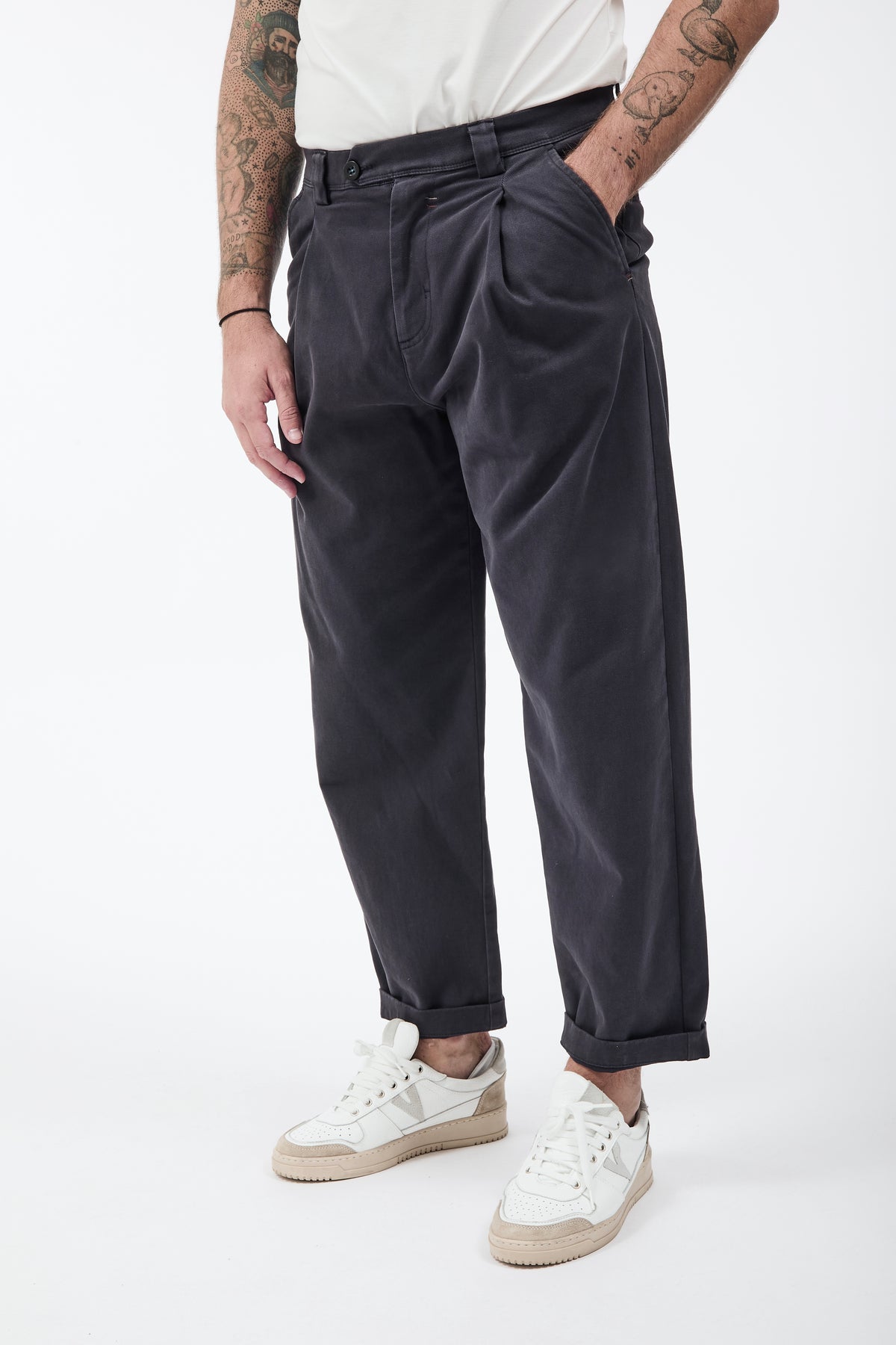 Pantalone Alta Tensione Japan Acciaio Blu