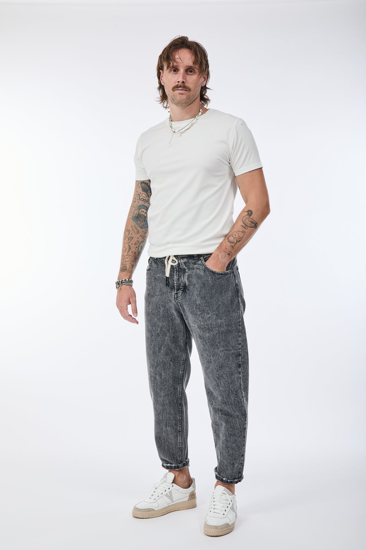 Jeans Block Eleven Coulisse Marmo 0730