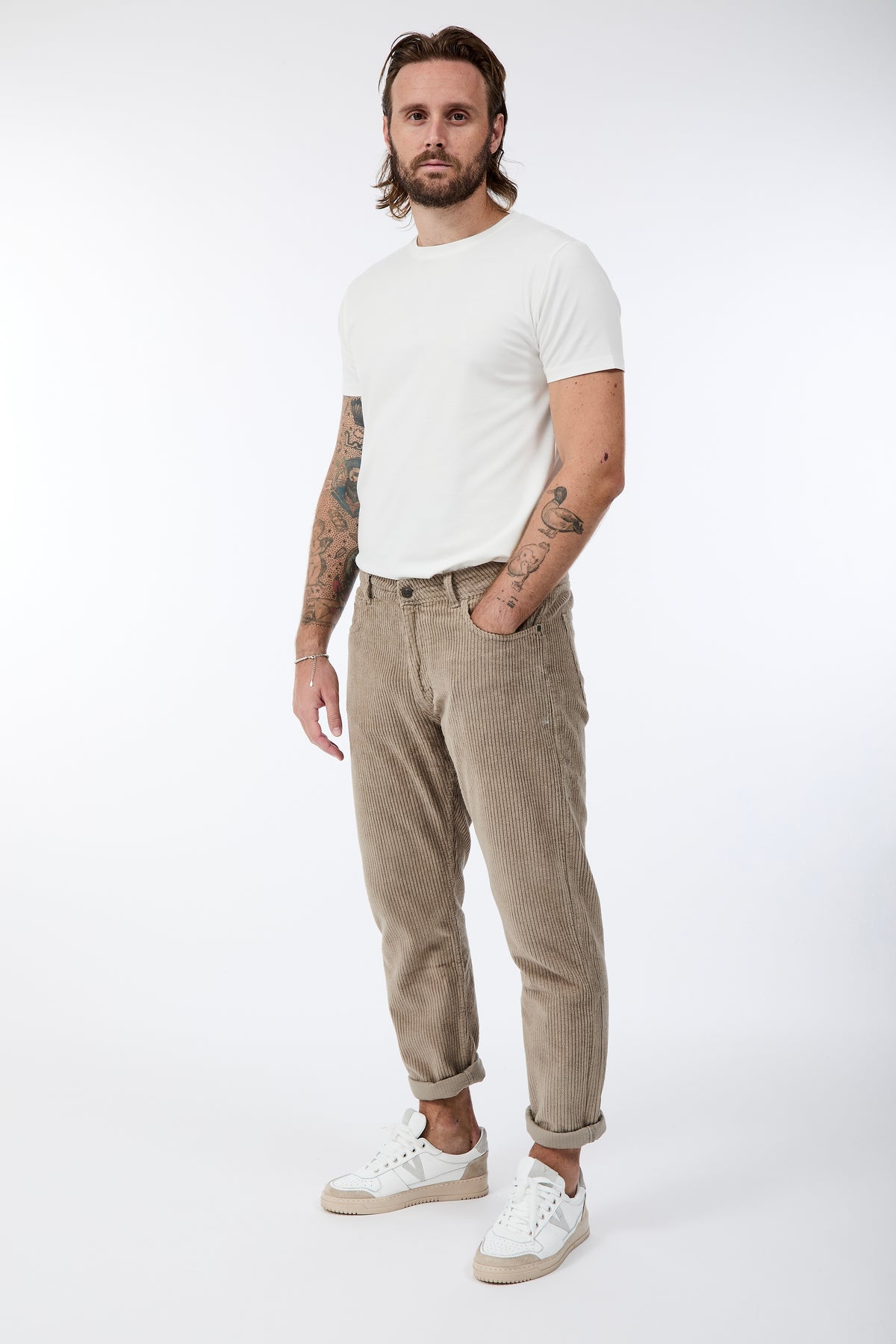 Pantalone Pont Yellowstone Velluto Fango