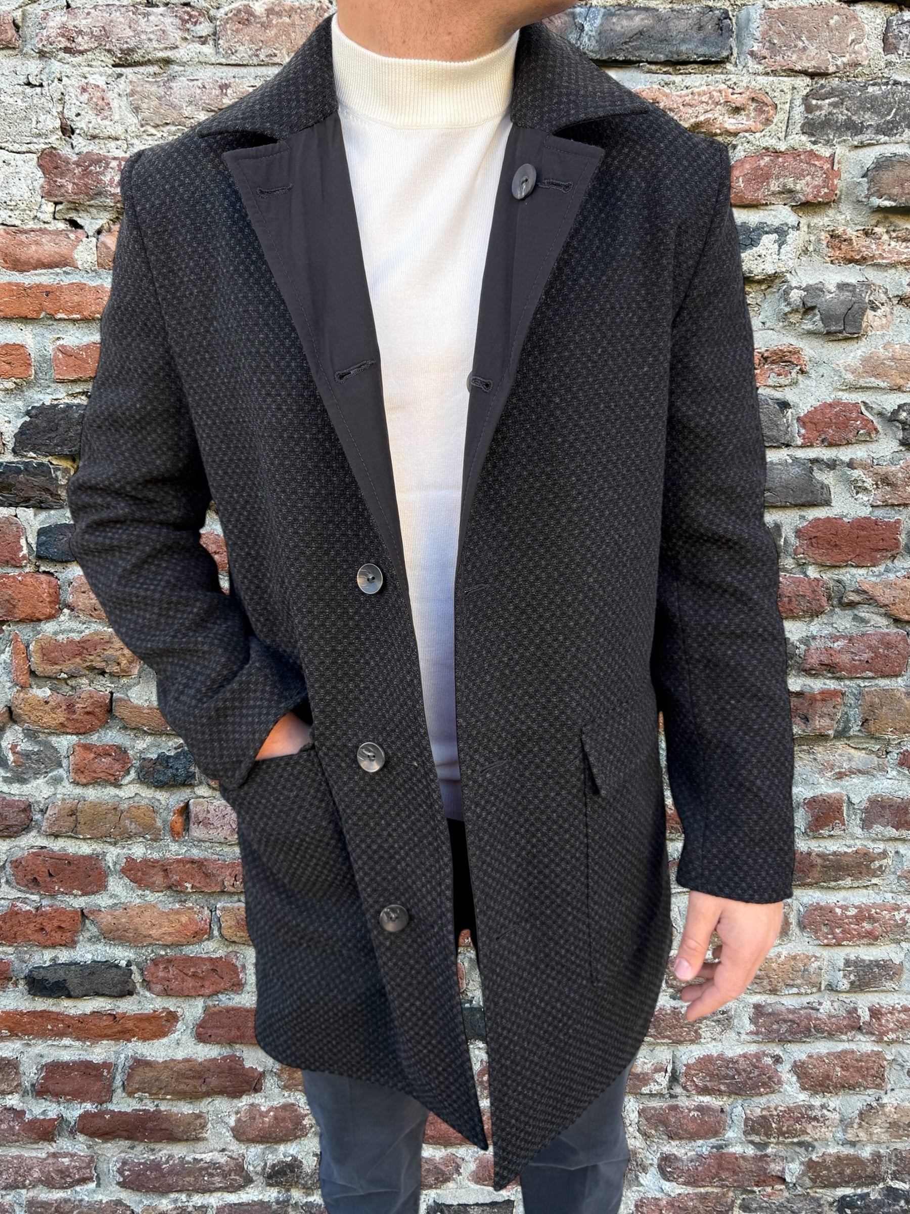 Cappotto Alta Tensione Reversibile Aquila Nero (9934148665684)