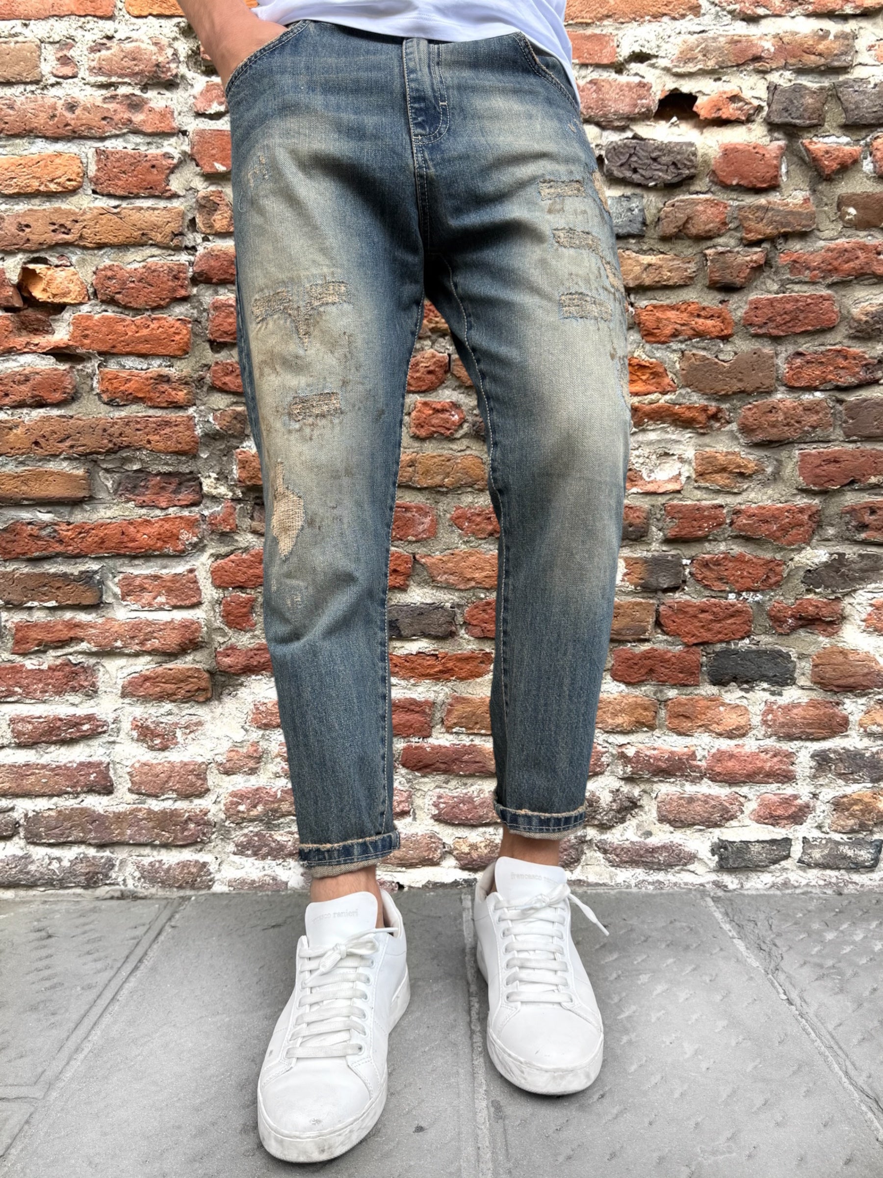 Jeans Berna Carrot Destroyed 2075 (12231961837908)