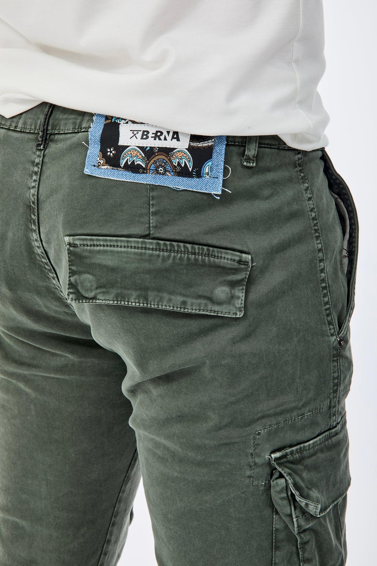 Pantalone Berna Cargo Verde 008