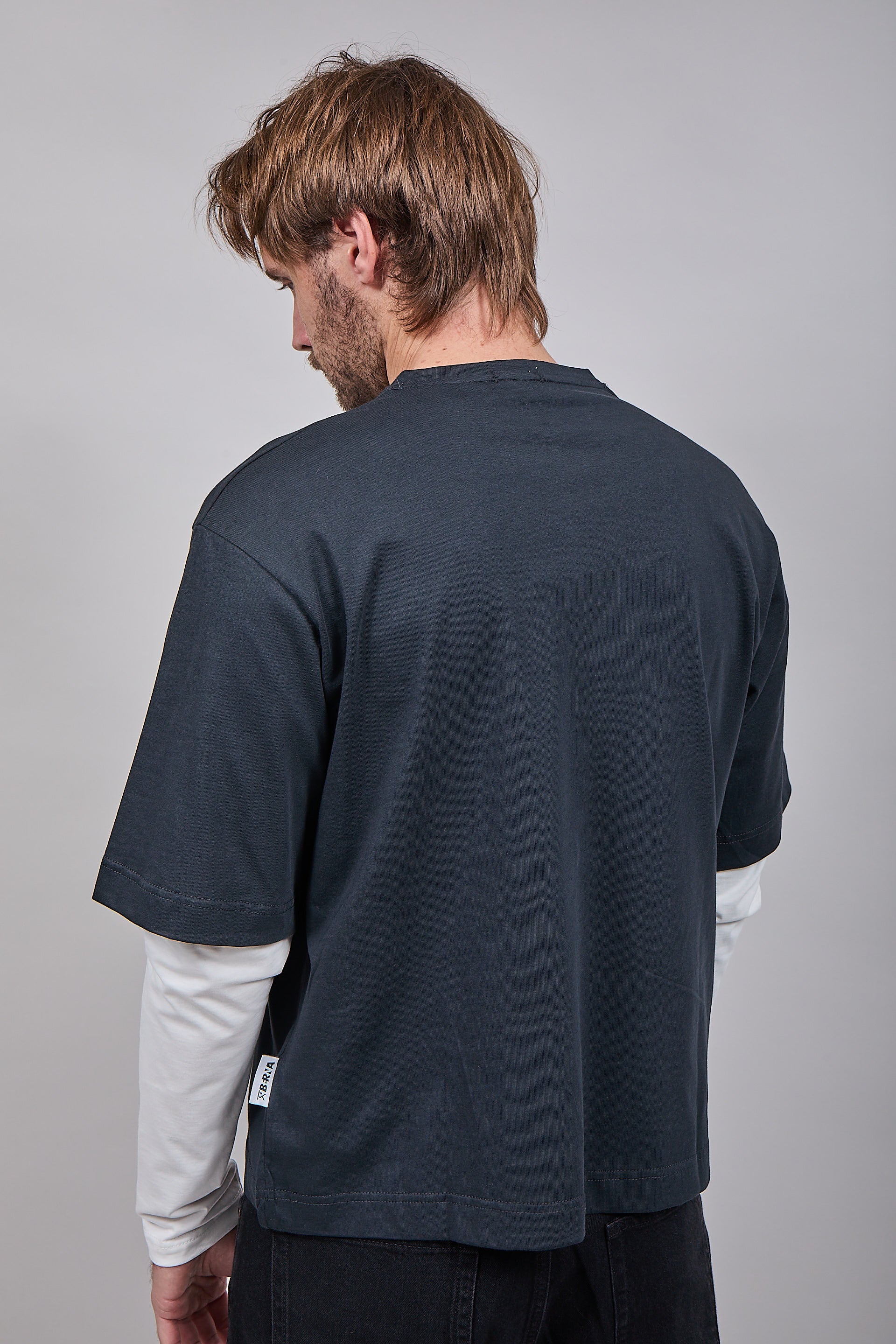 T-shirt Doppiamanica Berna Tigre Piombo