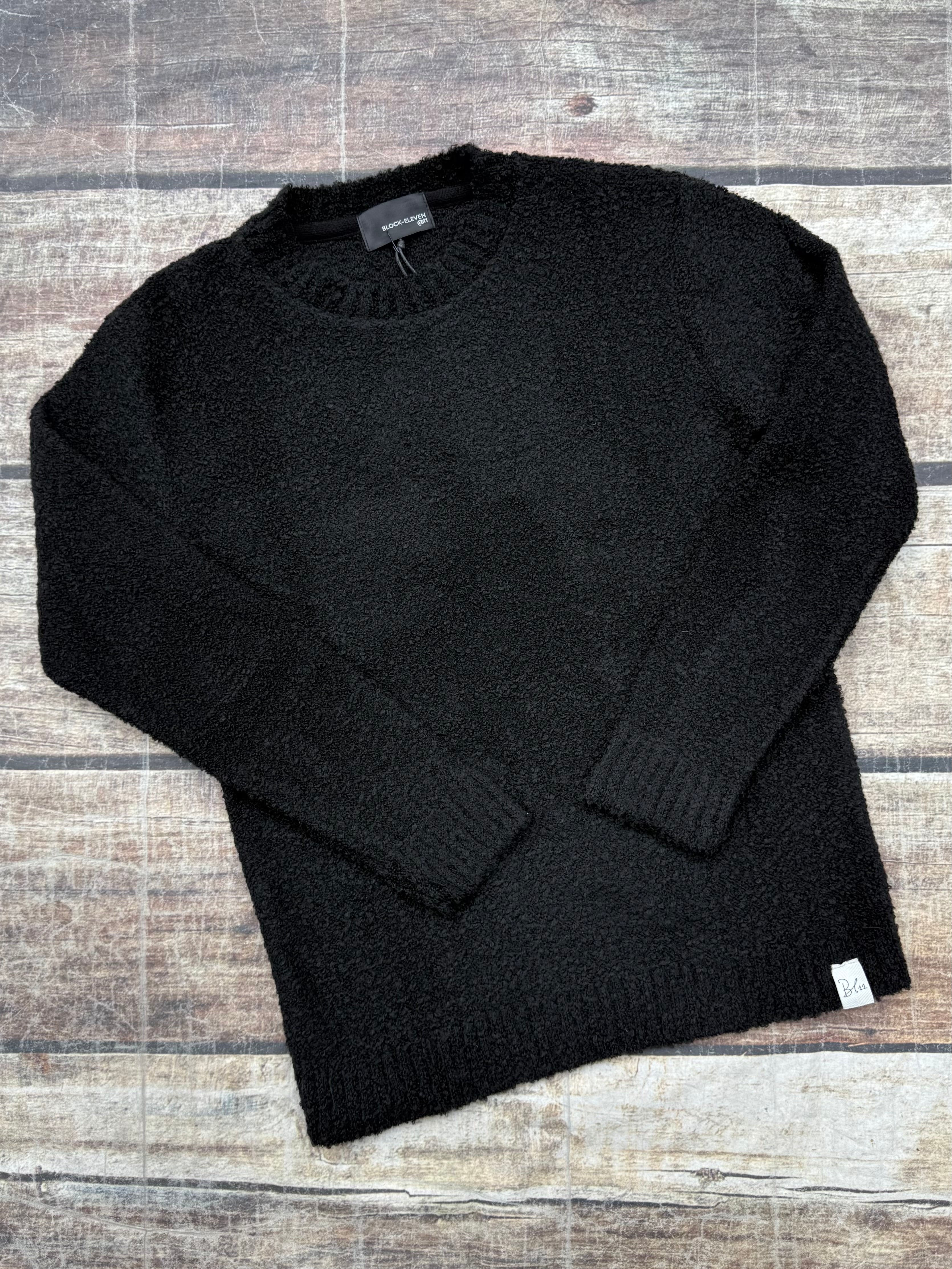 Maglione Block Eleven Bouclè Nero 13