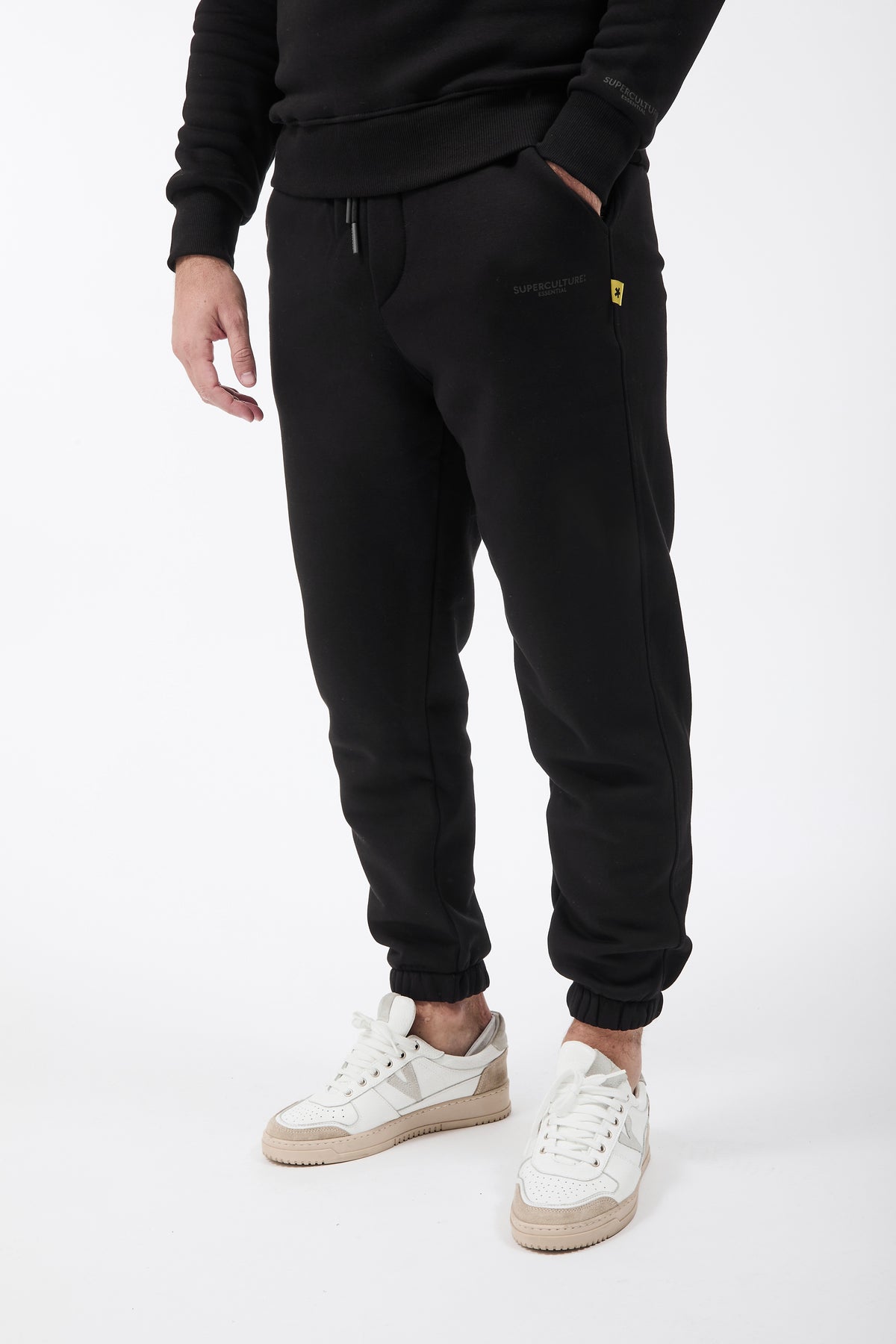 Pantalone Superculture Felpa Jog Nero