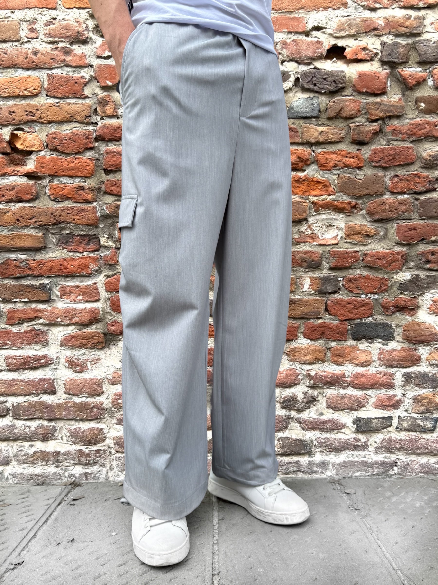 Pantalaccio Block Eleven Cargo Grigio 255 (12020687995220)