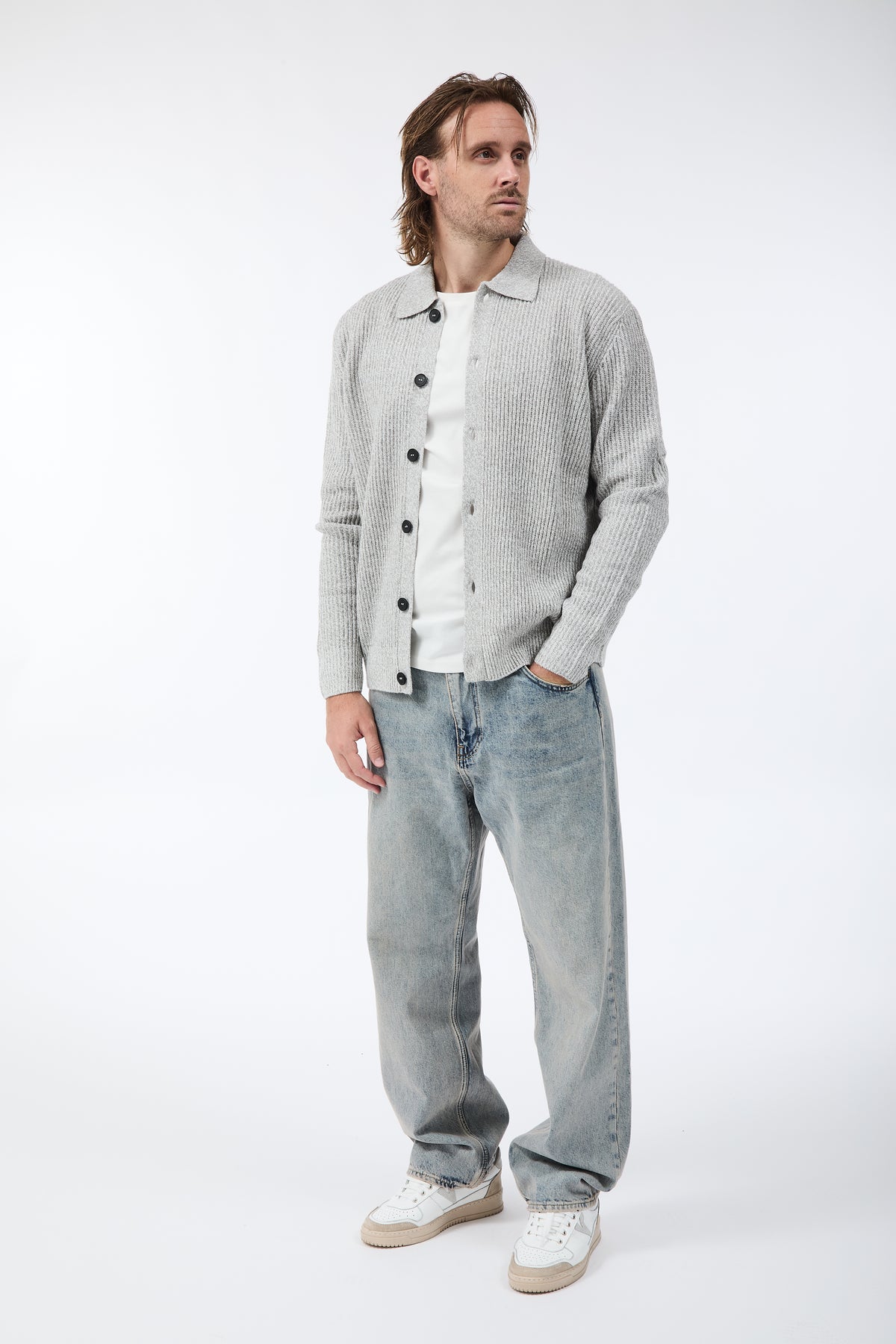 Cardigan Hamaki-ho Grigio 3224