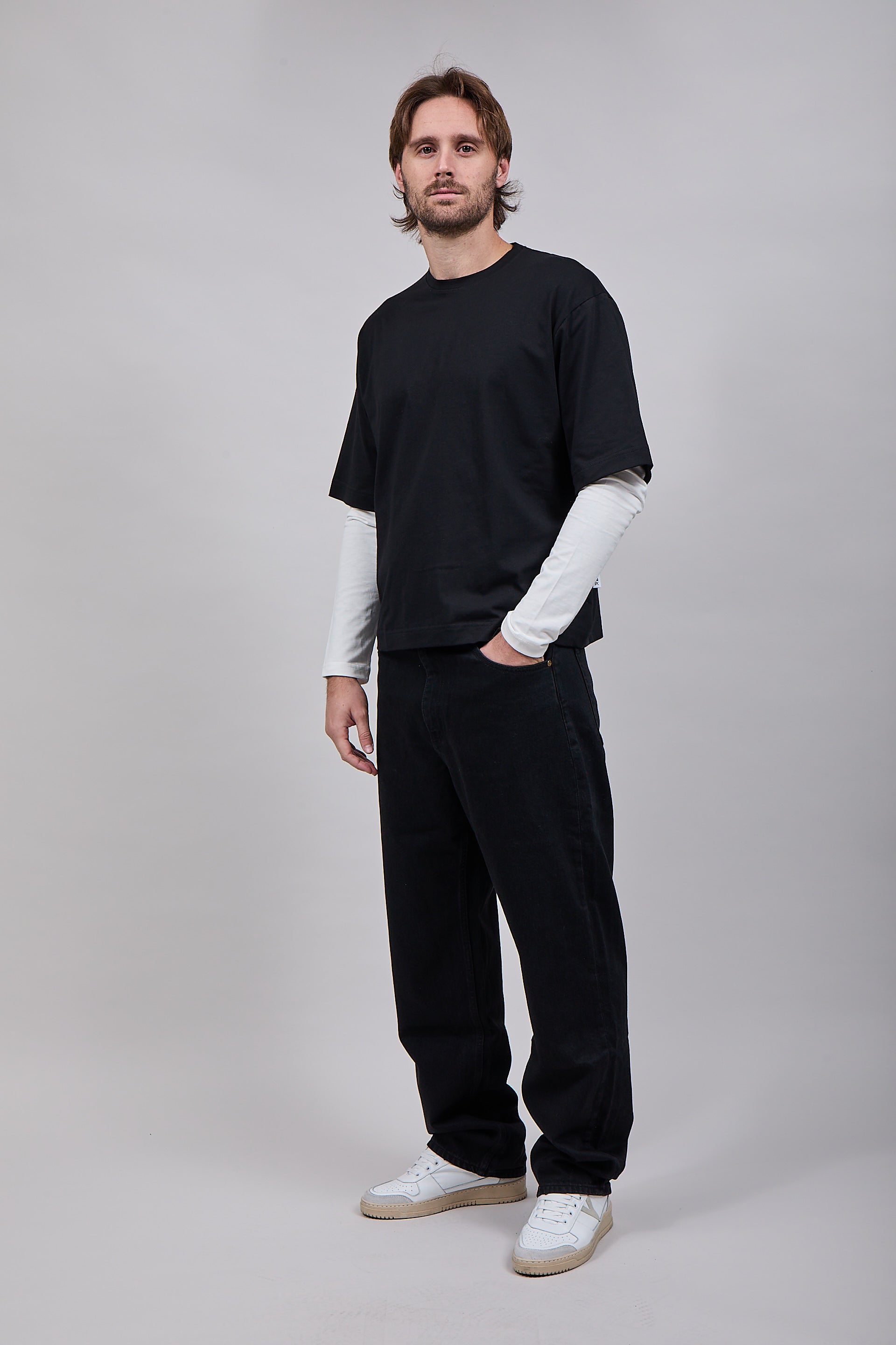 T-shirt Doppiamanica Berna Aquila Nera