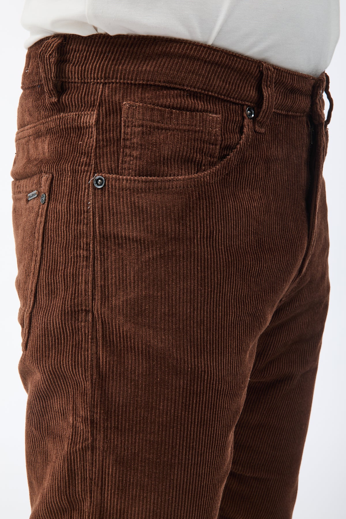 Pantalone Gianni Lupo Velluto Caffè 6227