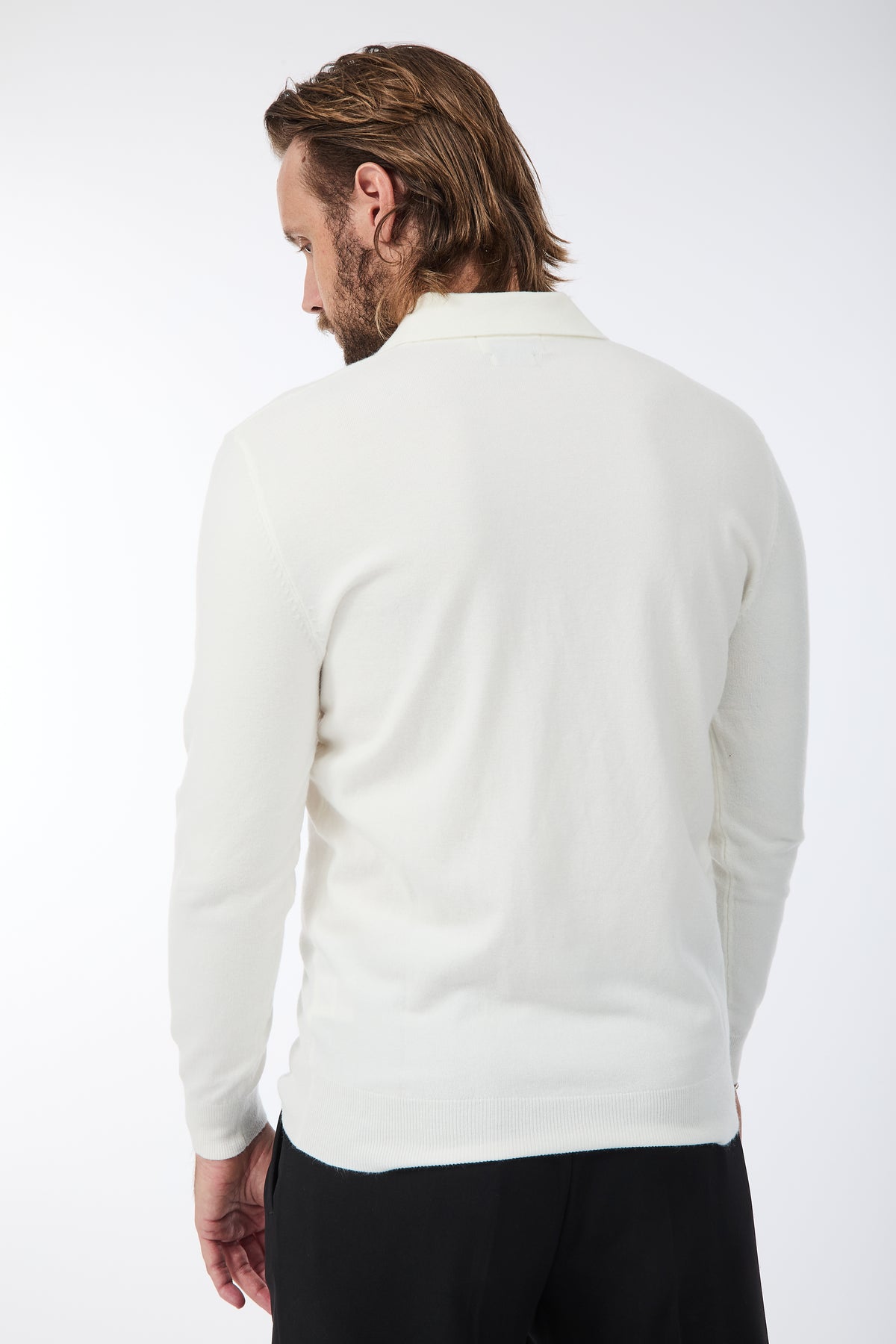 Maglioncino Polo Gianni Lupo 508 Panna