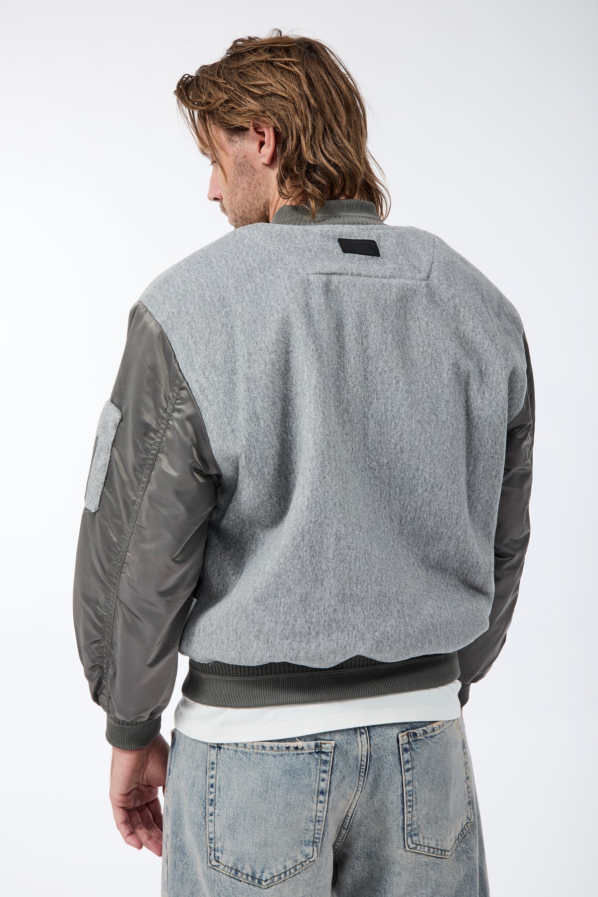 Bomber Berna Boxy Grigio