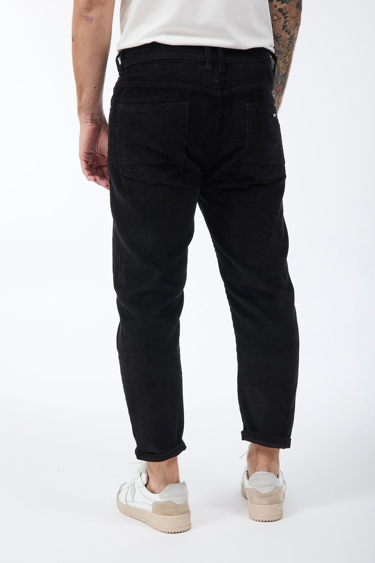 Pantalone Gianni Lupo Velluto Nero 6227