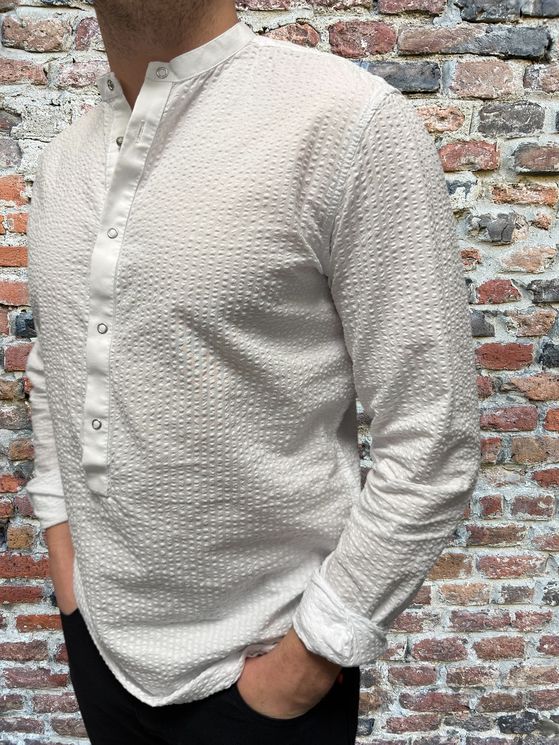 Camicia Imperial Seersucker Coreana Bianca (11936680542548)