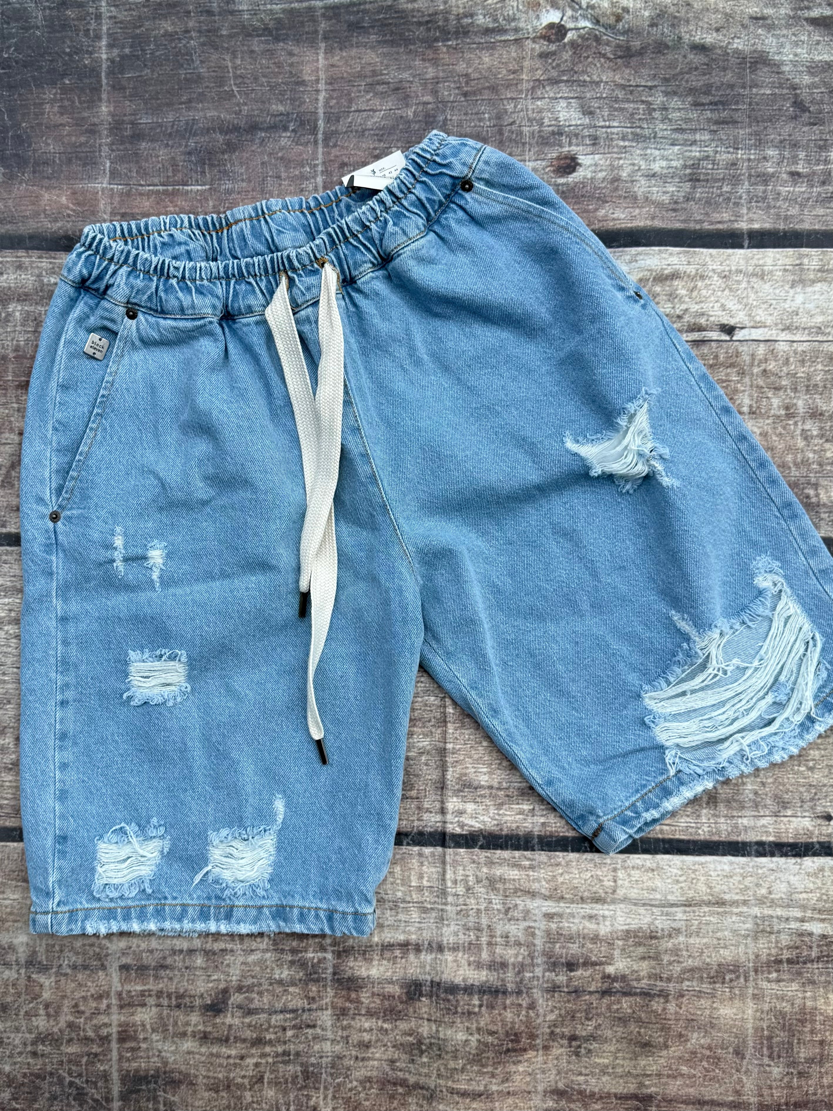 Bermuda Jeans Block Eleven Strappi 220 (11974172180820)