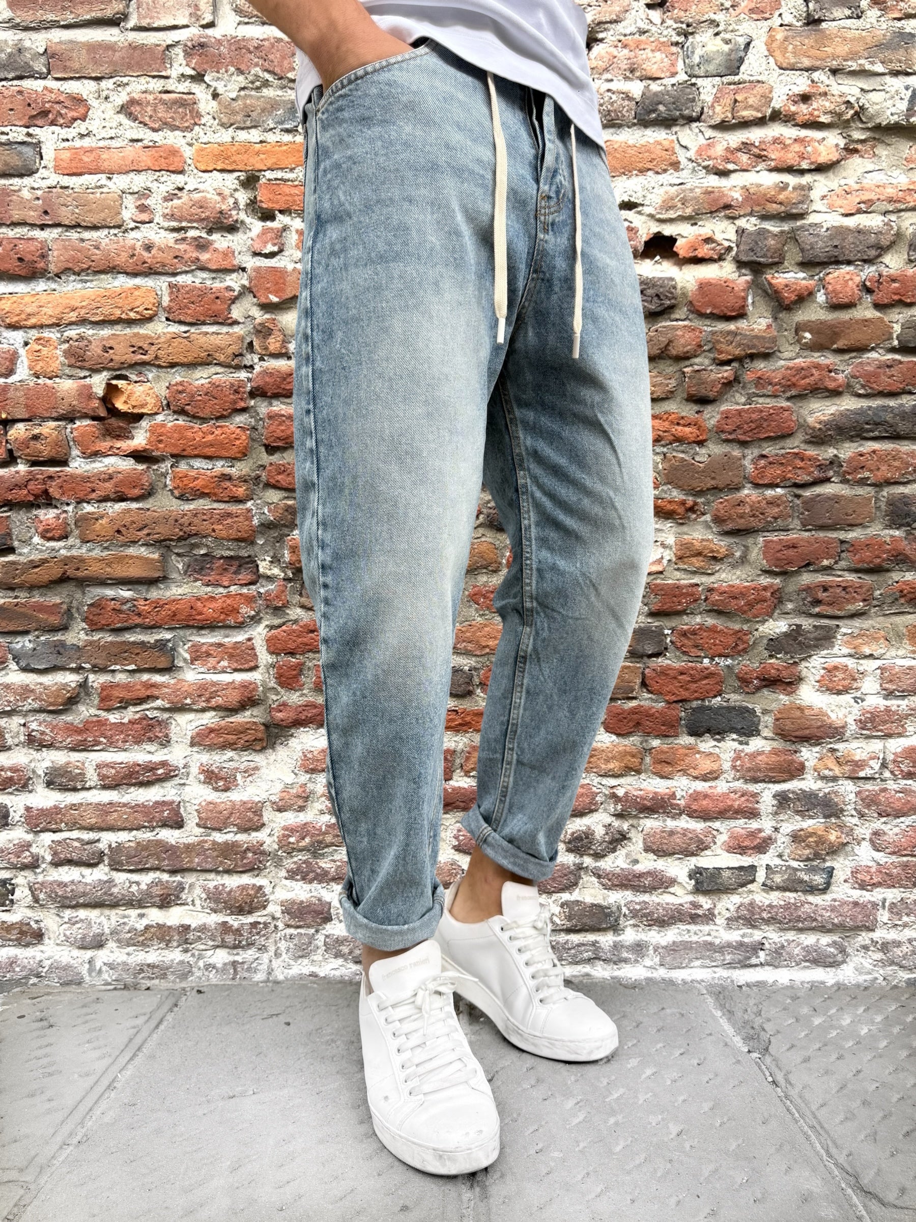 Jeans Over-D Tapered-Fit Blu D30 (12268203344212)