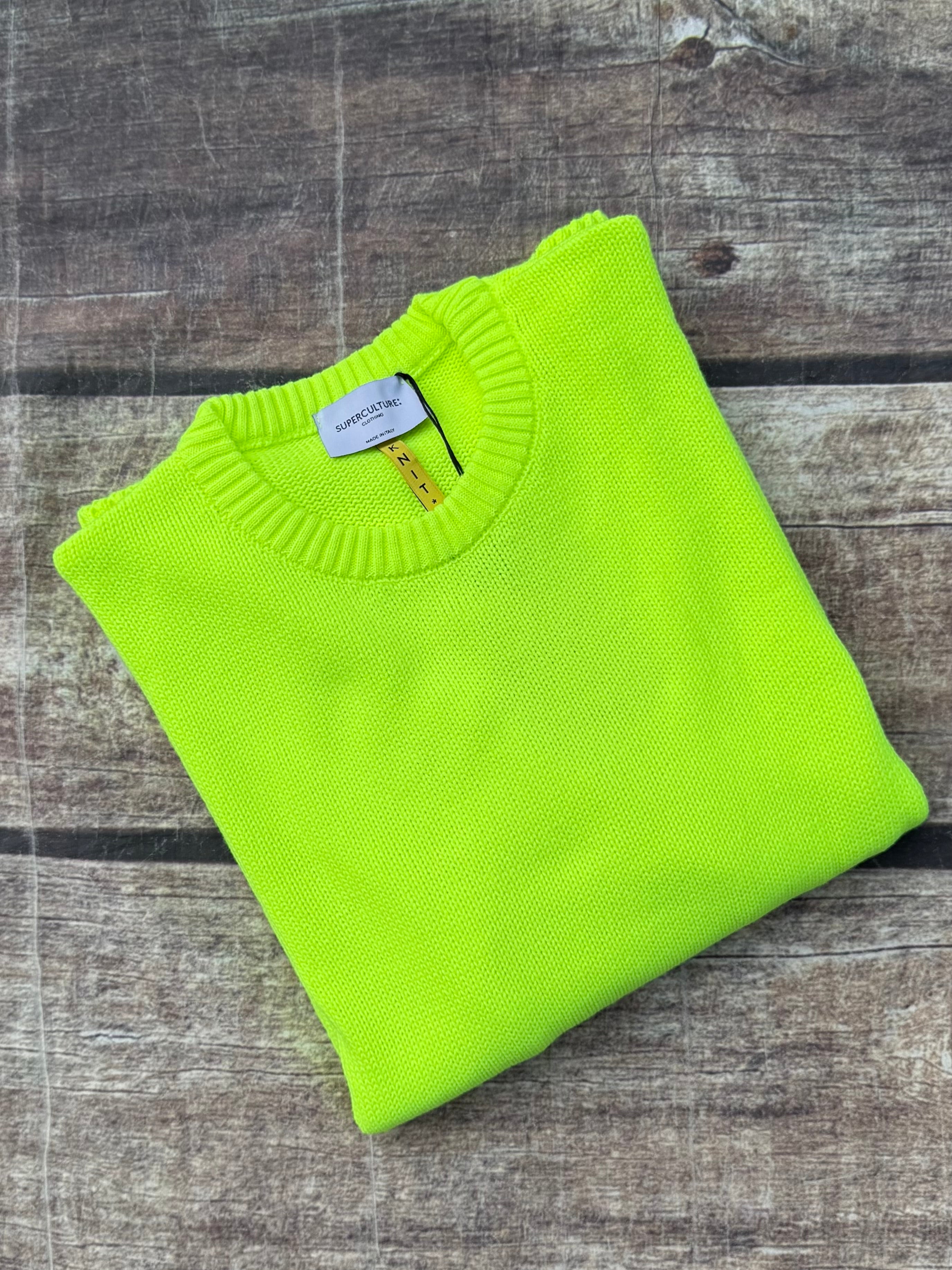 Pullover Superculture Tom Giallo Fluo (12229577703764)