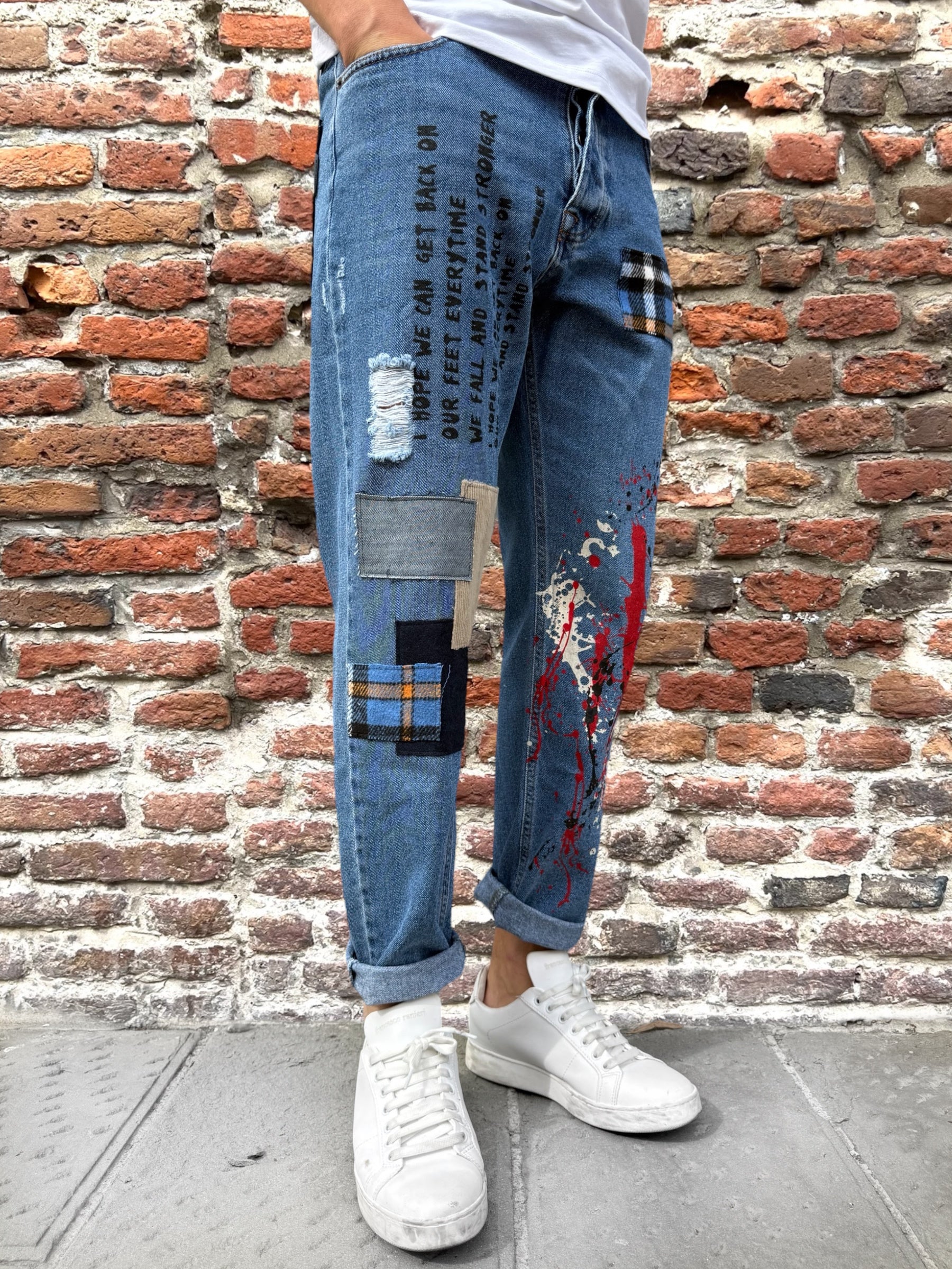 Jeans Block Eleven Graffiti 3730 (12239476588884)
