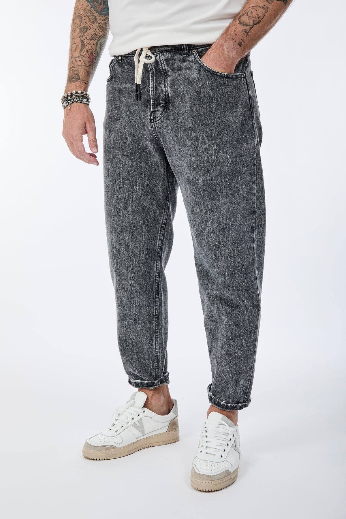 Jeans Block Eleven Coulisse Marmo 0730