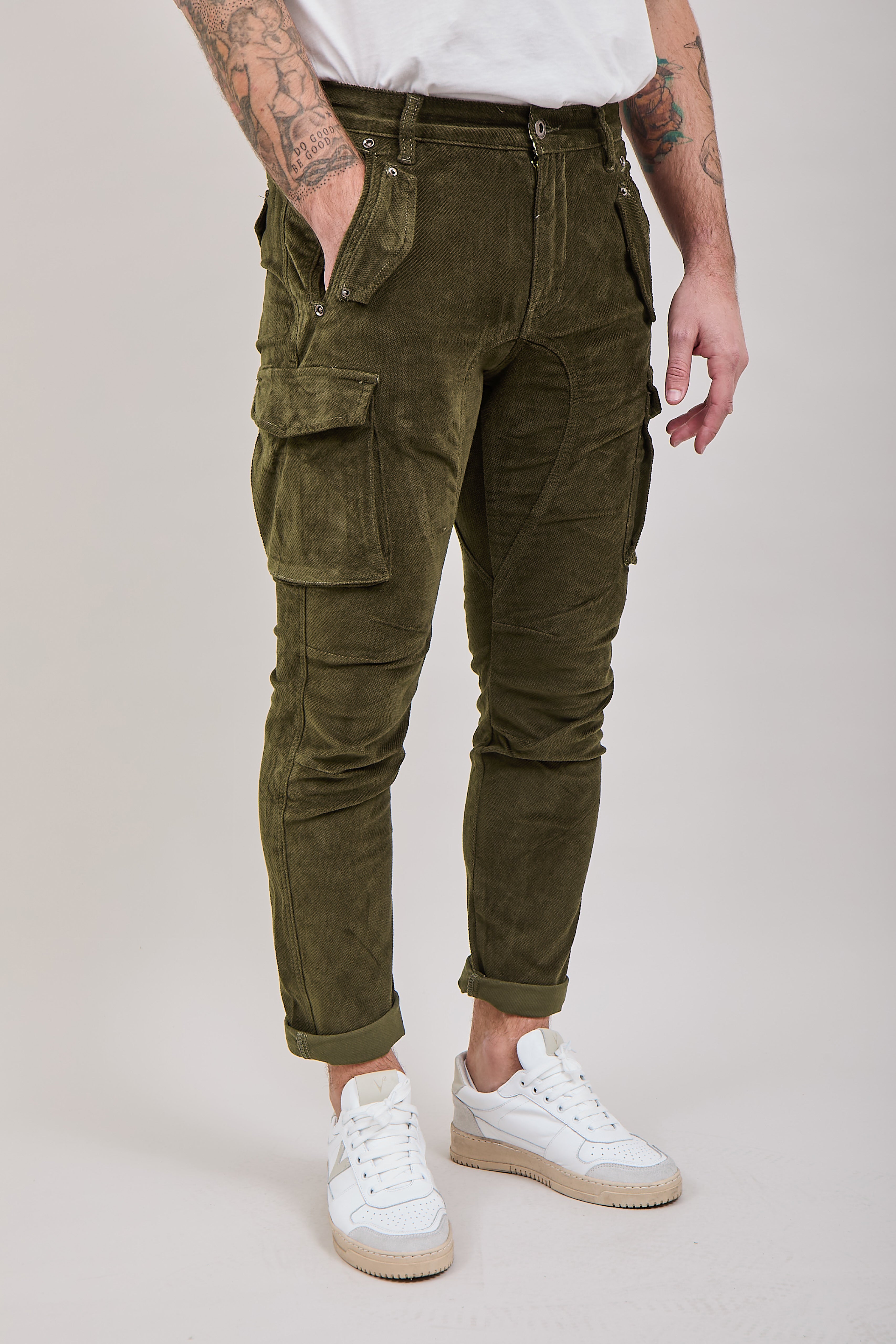 Pantalone Gianni Lupo Cargo Militare 2528
