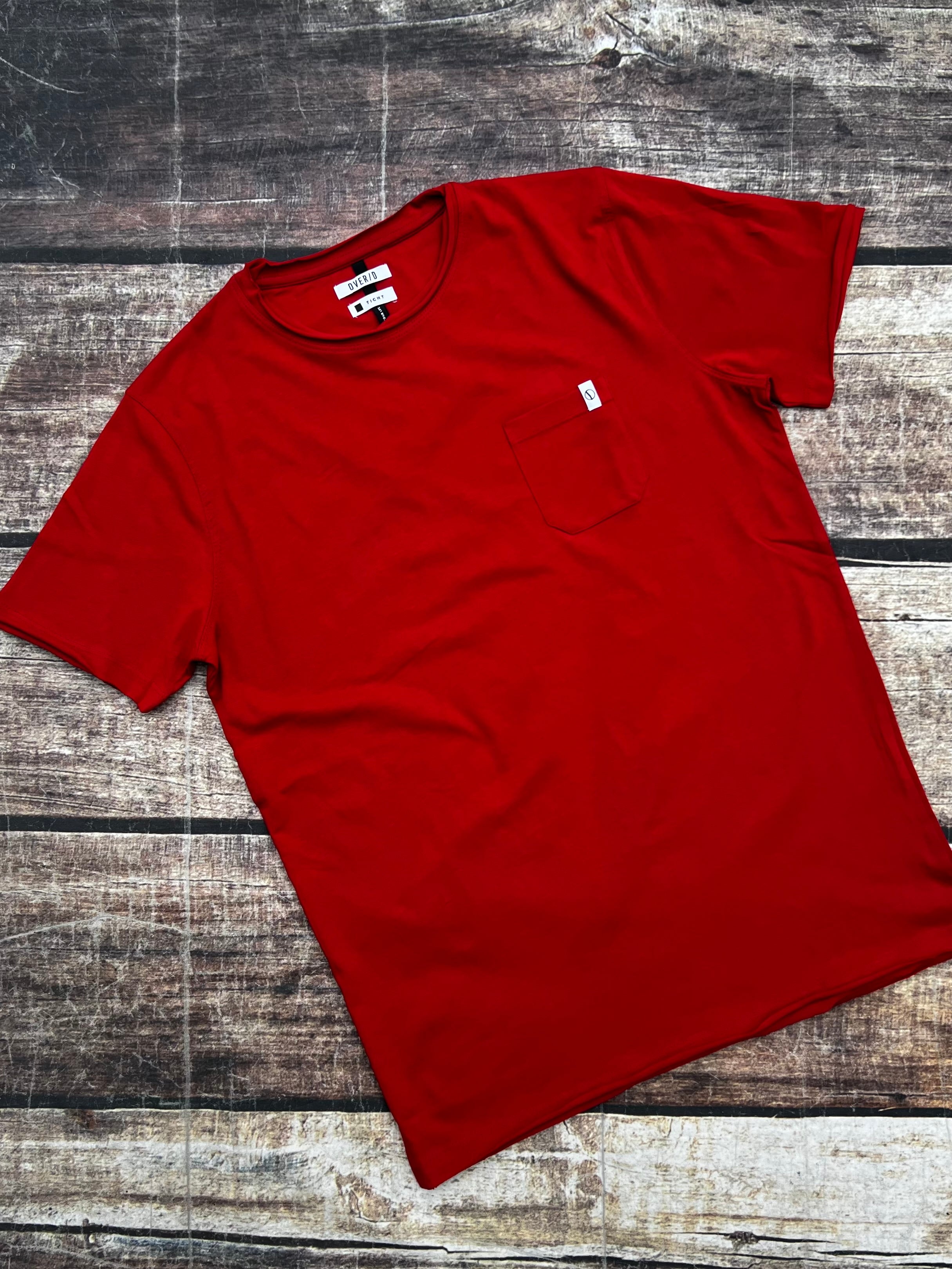 T-shirt Over-d Taschino Rosso T02 (8830673551700)