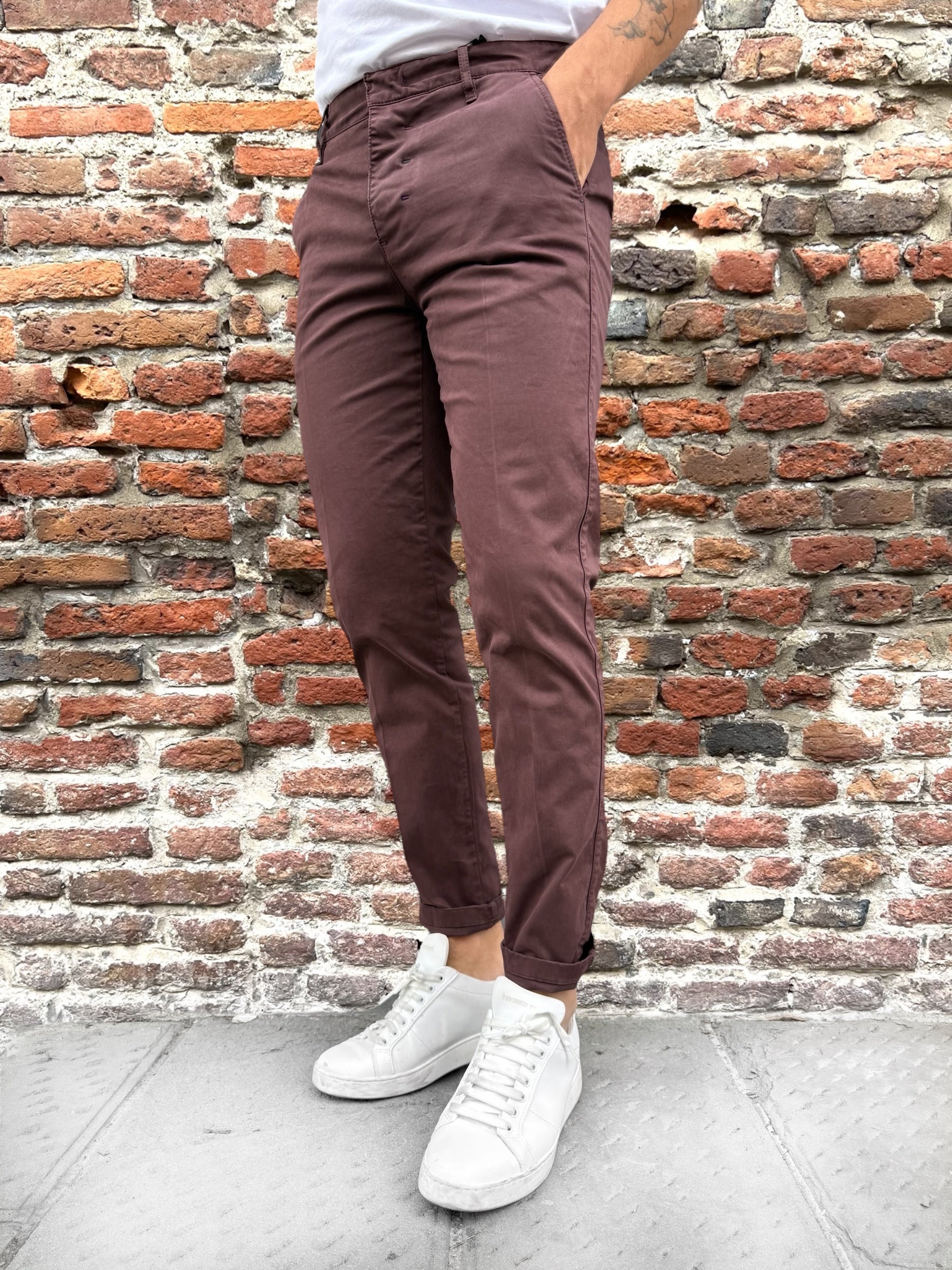 Pantalone Berna Chinos Melanzana 71 (12247785734484)