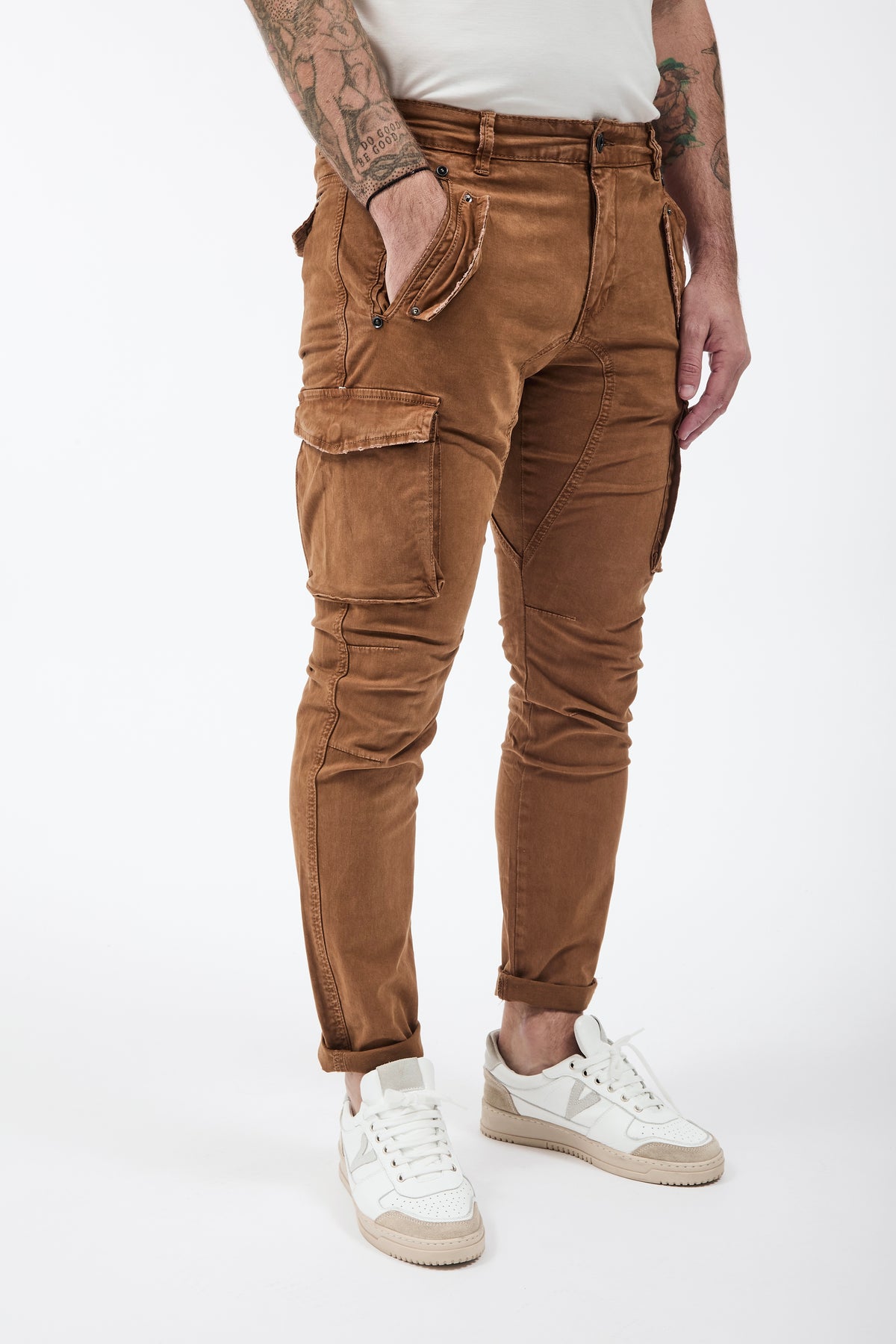 Pantalone Gianni Lupo Cargo Biscotto 2363