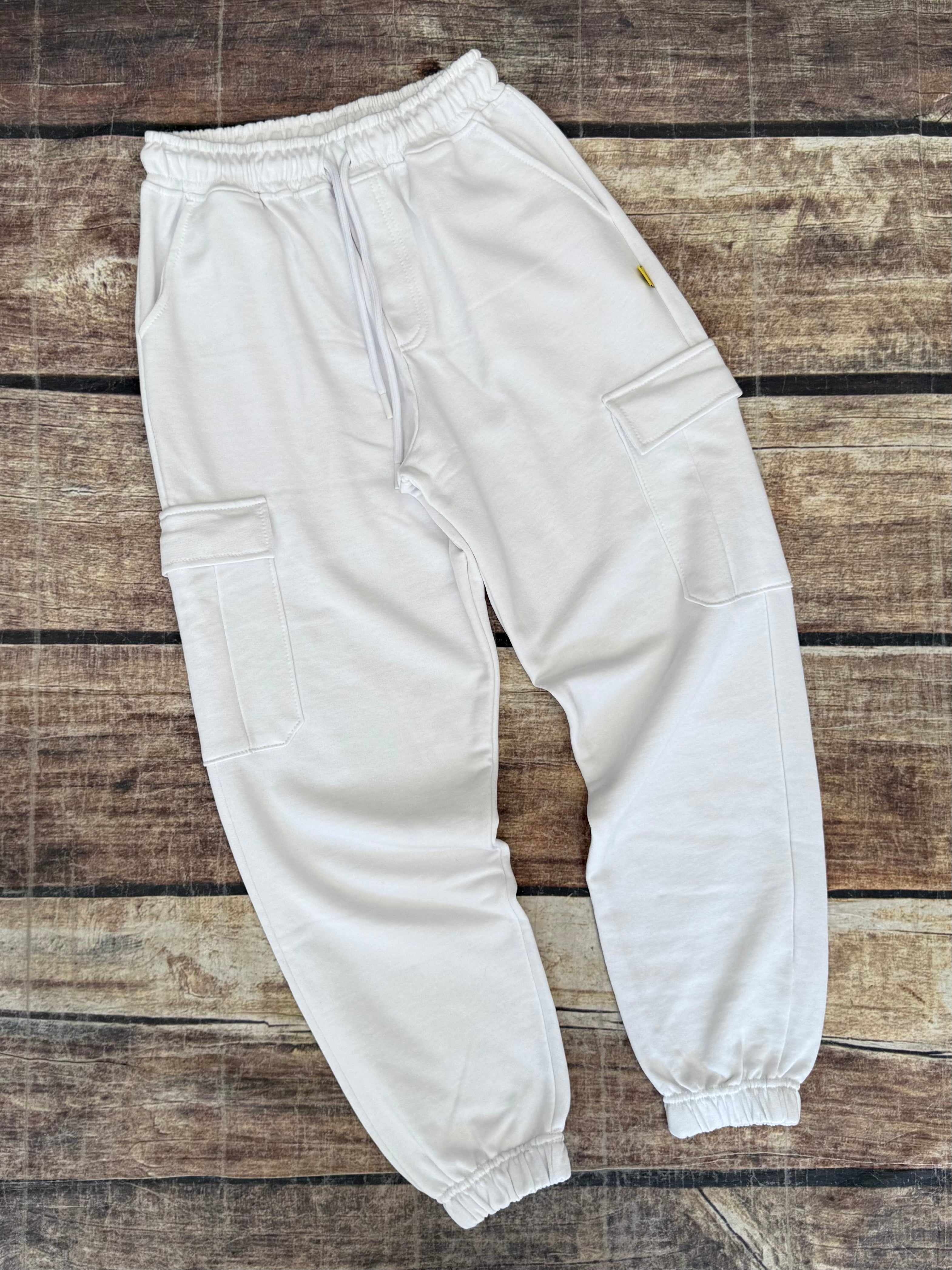 Pantalone Superculture Cargo Poser Bianco (11875215245652)