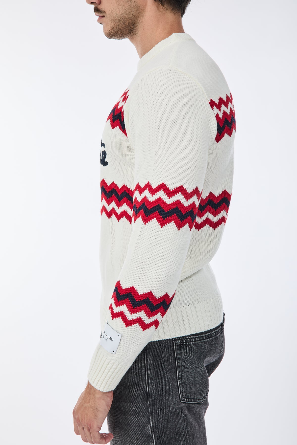 Maglione Superculture AK7041 Bianco