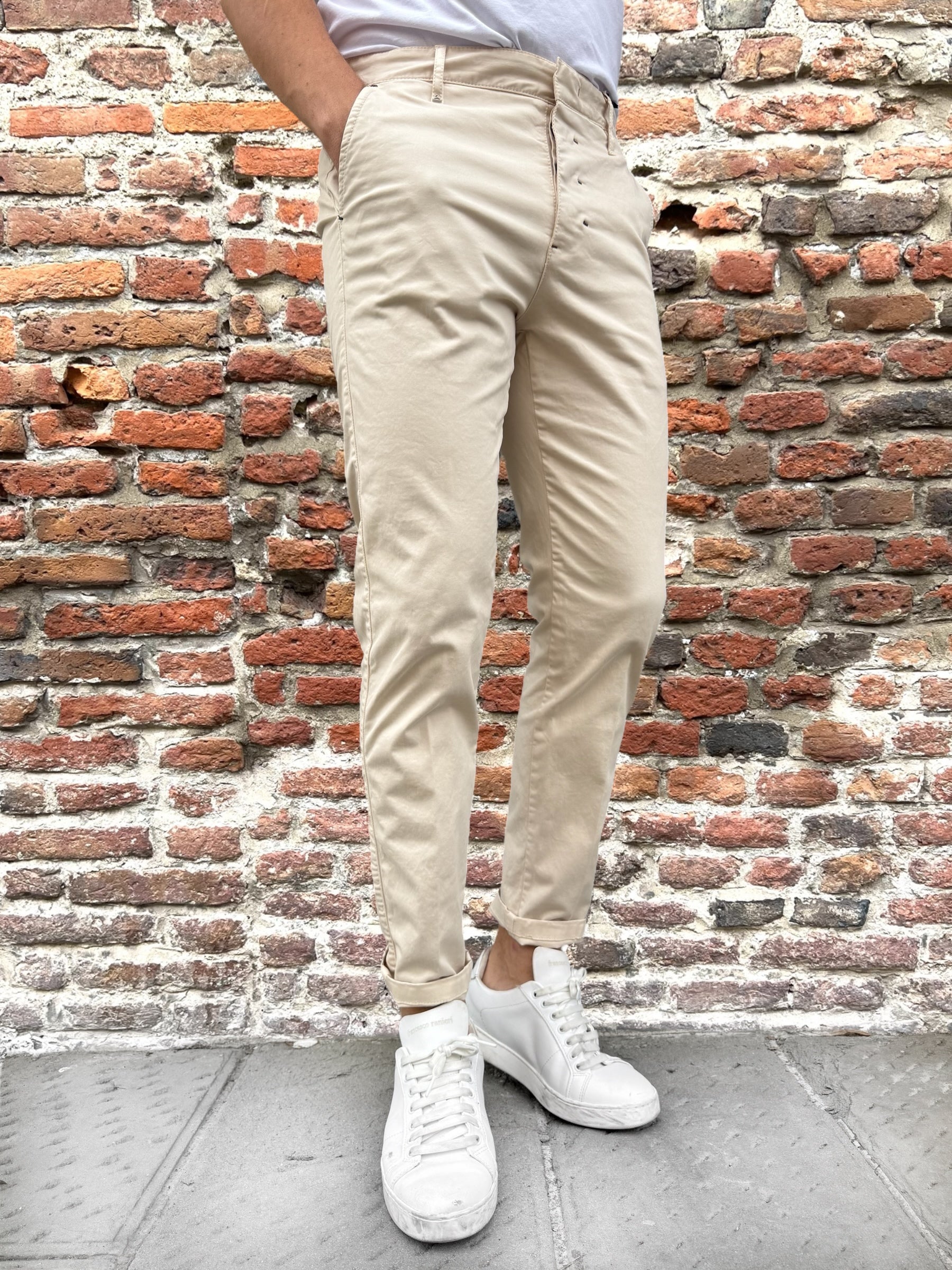 Pantalone Berna Chinos Panna 71 (12247793140052)