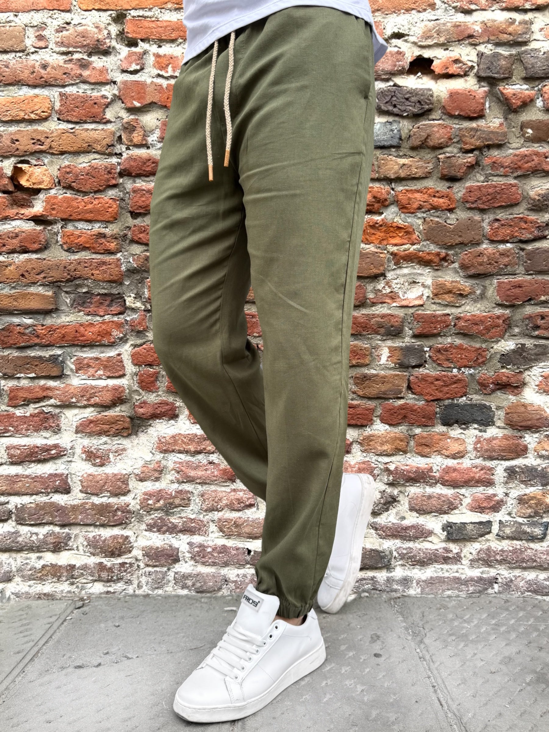 Pantalaccio Over-D Lino Militare P49 (11945614672212)