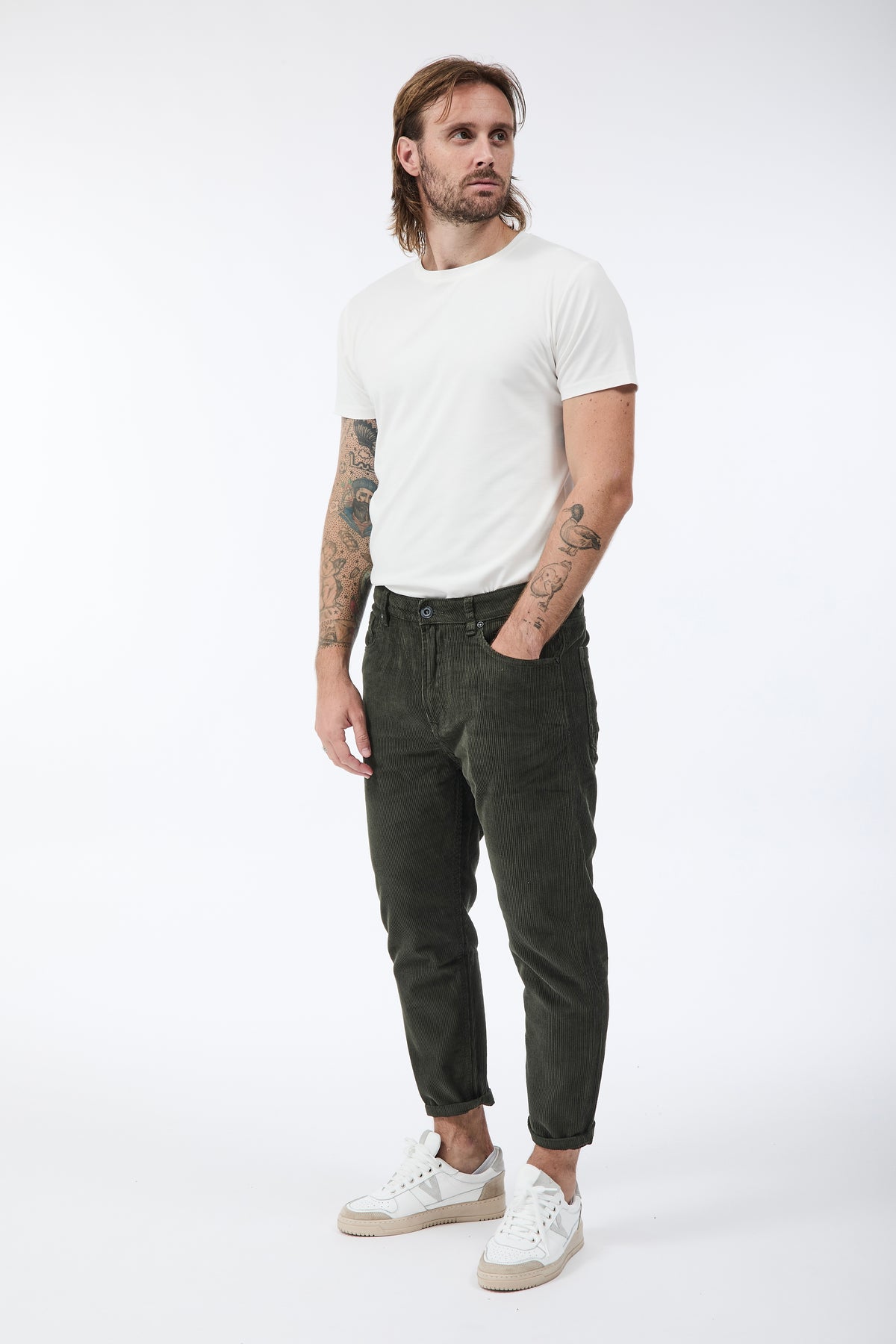 Pantalone Gianni Lupo Velluto Militare 6227